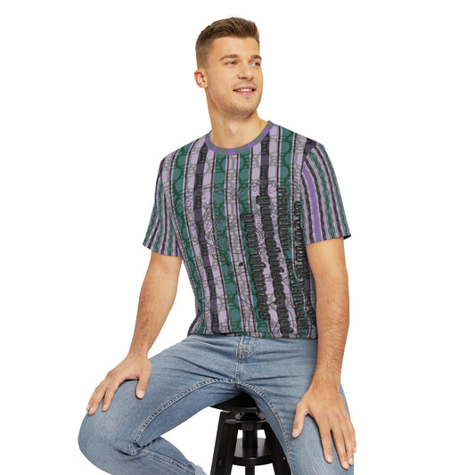 Stylish Men's AOP Tee | Unique Graphic Shirt for Trendsetters, Casual Wear, Gift for Him, Summer Fashion, Art-Inspired Tee
