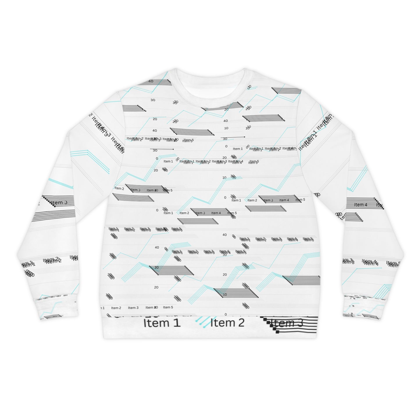 Modern Geometric Lightweight Sweatshirt, Trendy Sweatshirt, Casual Wear, Unique Gift for Her, Graphic Crewneck, Cozy Layering
