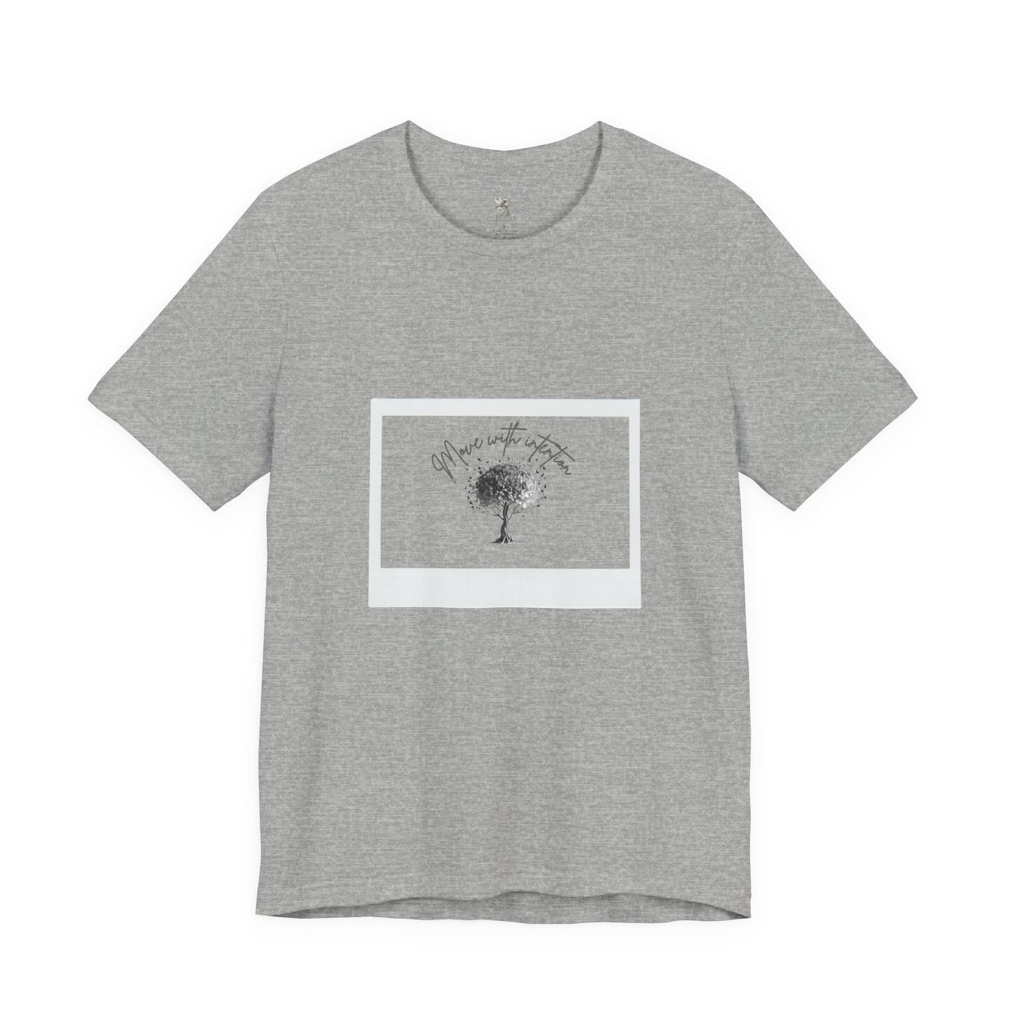 Minimalist Nature-Inspired Unisex Tee, Botanical Graphic Tee, Casual T-Shirt, Gift for Nature Lovers, Spring & Summer Wear