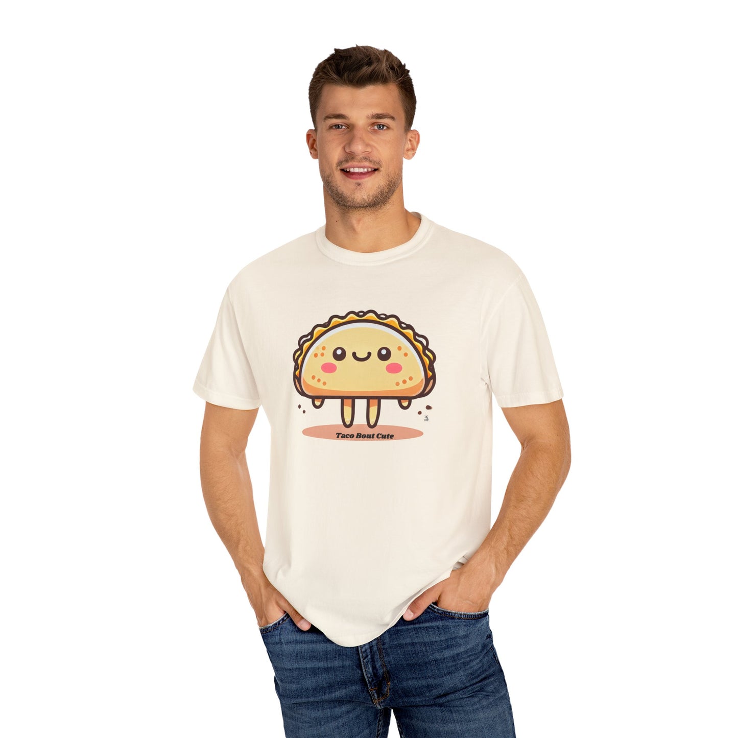 Cute Taco Graphic Tee, Unisex T-shirt, Foodie Gift, Valentine's Day Top, Casual Wear, Fun Snack Outfit