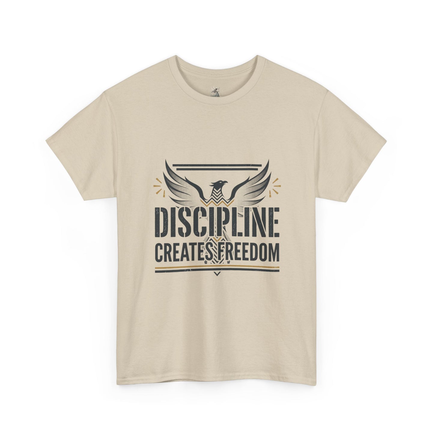 Discipline Creates Freedom T-Shirt — Motivational Eagle Fitness Tee