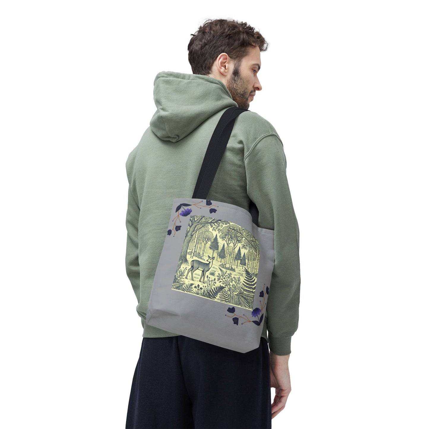 Nature-Inspired Tote Bag with Deer and Butterfly Designs, Eco-Friendly Shopping Tote, Floral Carryall, Gift for Nature Lovers, Stylish [...]
