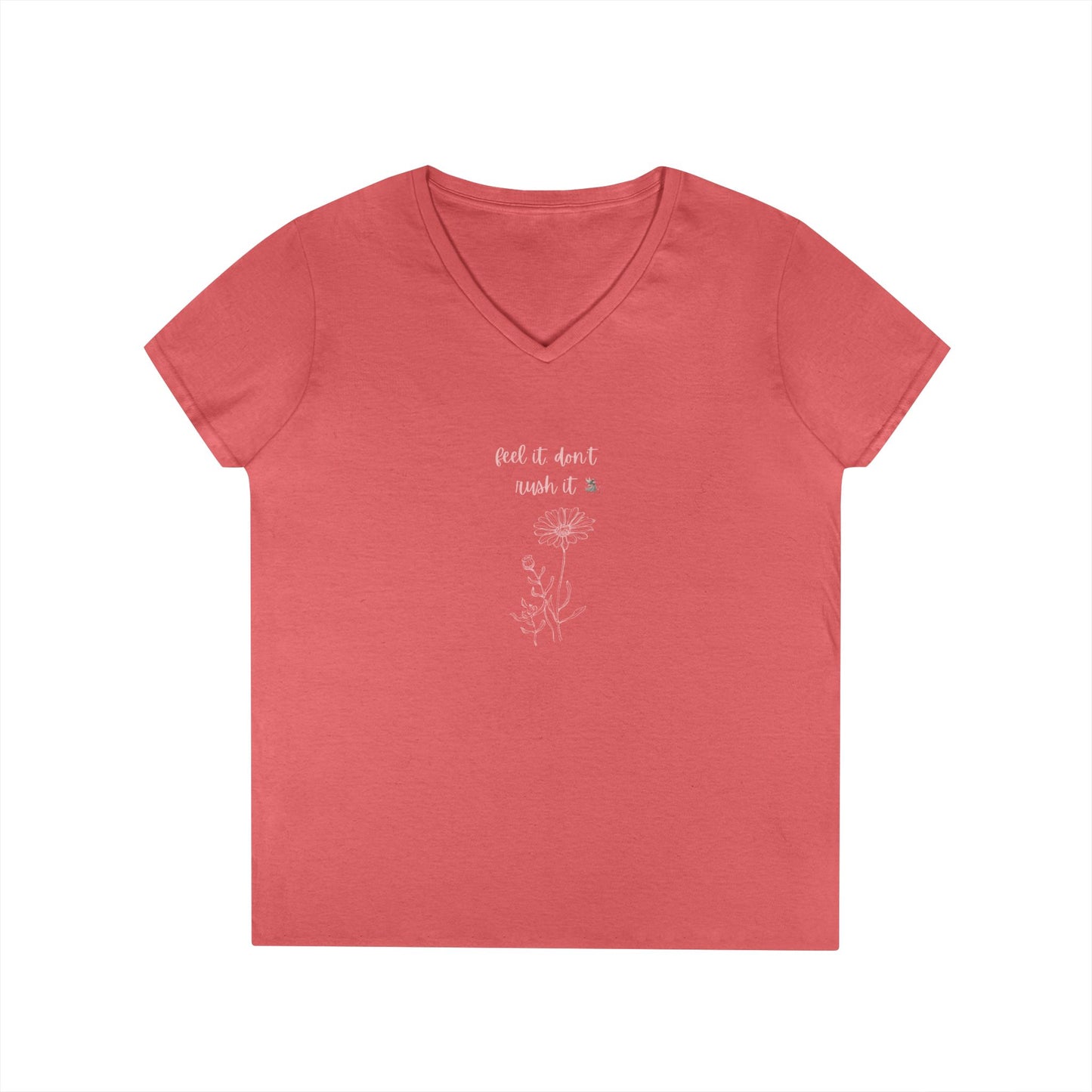 Chic Ladies' V-Neck T-Shirt, Casual Tee, Comfortable Fashion, Everyday Wear, Gift for Her, Summer Style