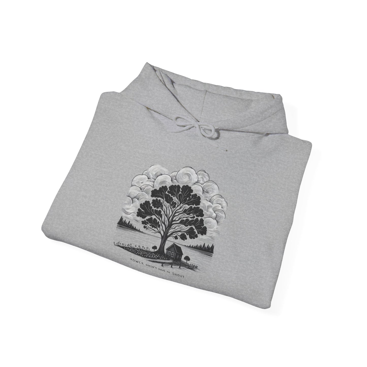Nature-Inspired Hooded Sweatshirt | Ideal for Nature Lovers, Cozy Fall Wear, Gifts for Friends, Eco-Friendly Fashion