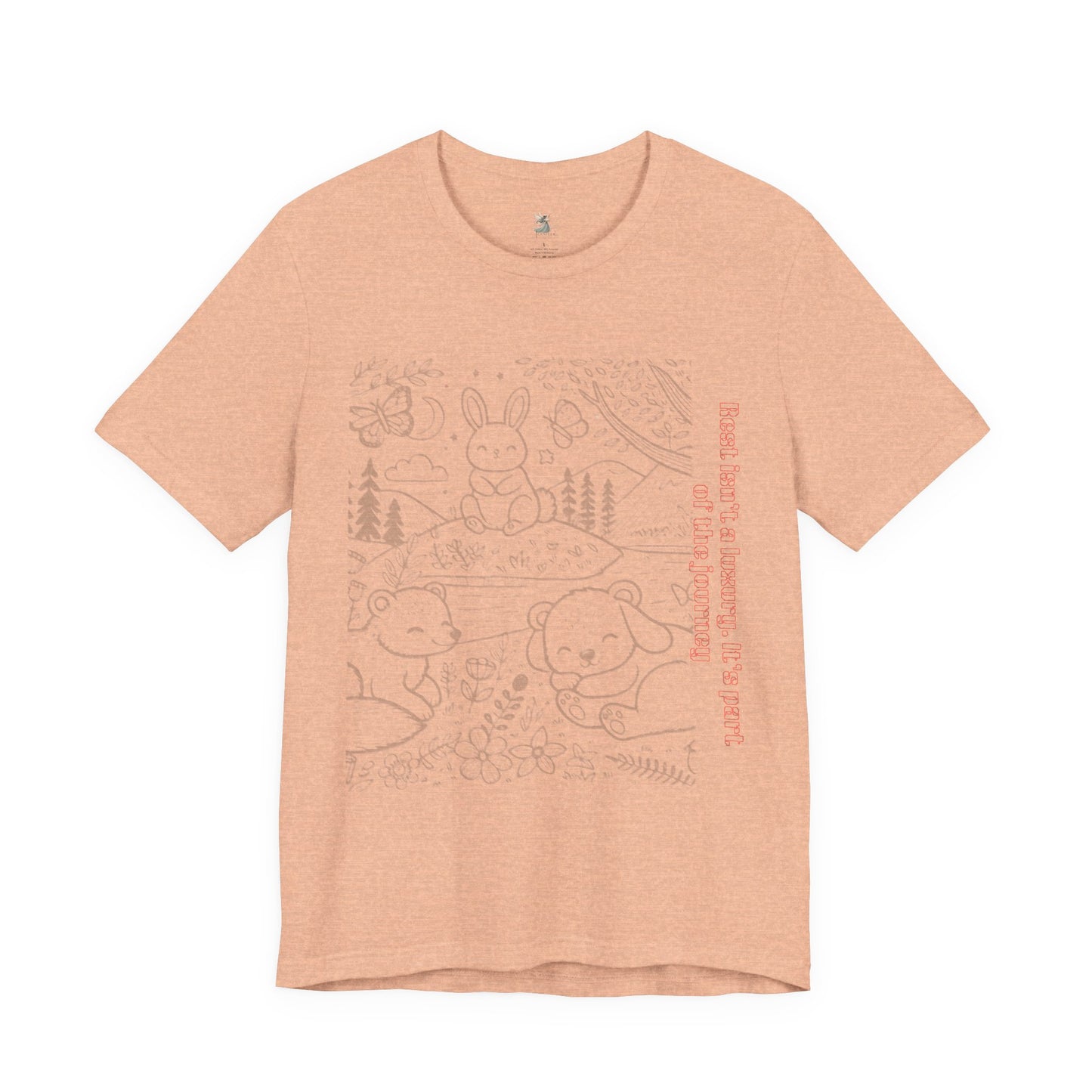 Cute Animal Design Unisex Jersey Tee, Gift for Animal Lovers, Nature Lover Shirt, Spring Fashion Tee, Kids & Adults T-Shirt