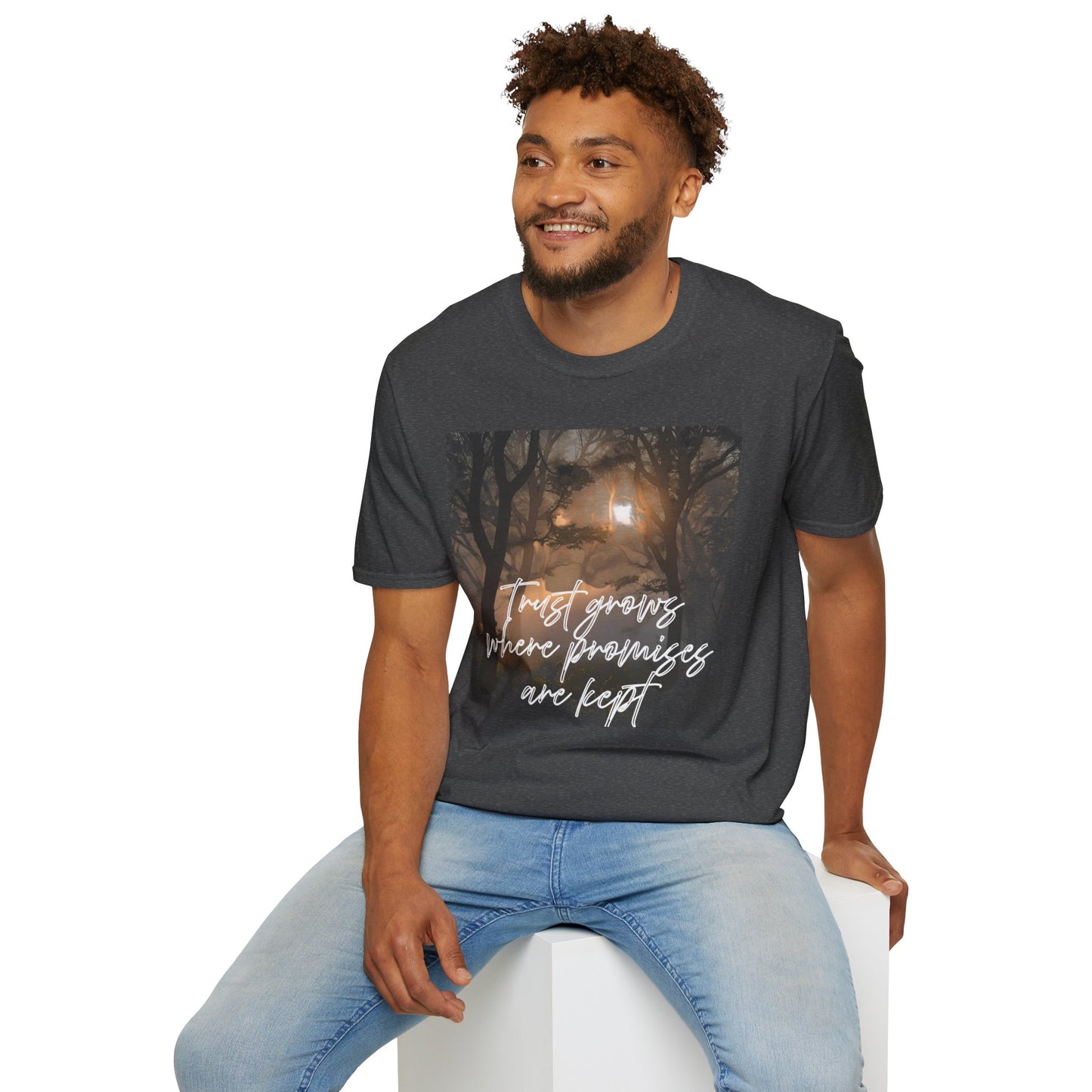 Inspirational Landscape T-Shirt - Nature Lovers Gift, Motivational Quote Tee, Outdoor Adventure Wear, Unisex Graphic Shirt