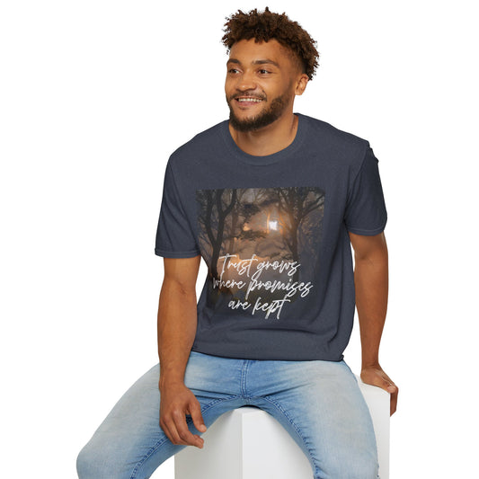 Inspirational Landscape T-Shirt - Nature Lovers Gift, Motivational Quote Tee, Outdoor Adventure Wear, Unisex Graphic Shirt