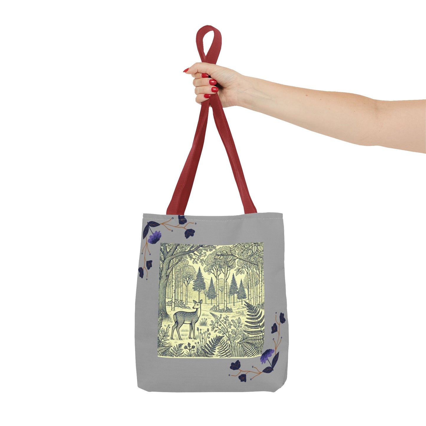 Nature-Inspired Tote Bag with Deer and Butterfly Designs, Eco-Friendly Shopping Tote, Floral Carryall, Gift for Nature Lovers, Stylish [...]