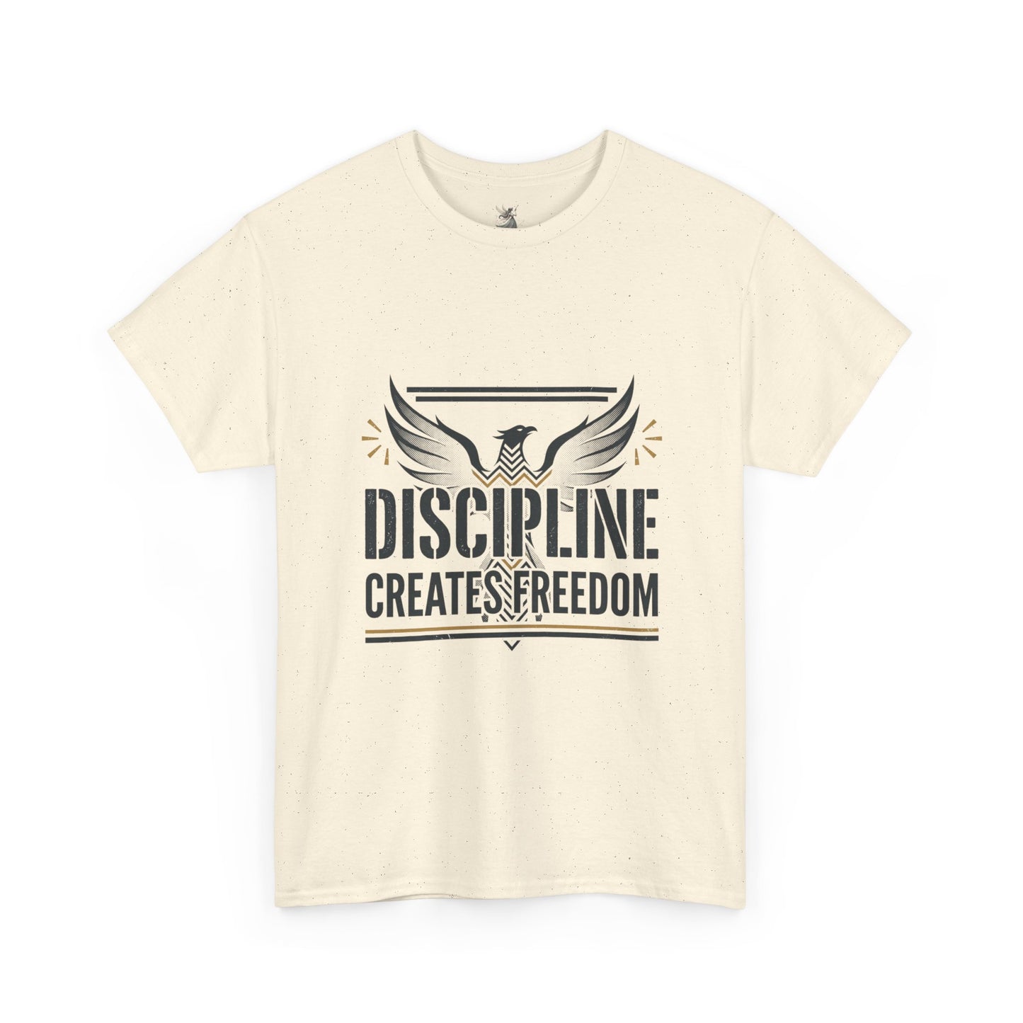 Discipline Creates Freedom T-Shirt — Motivational Eagle Fitness Tee