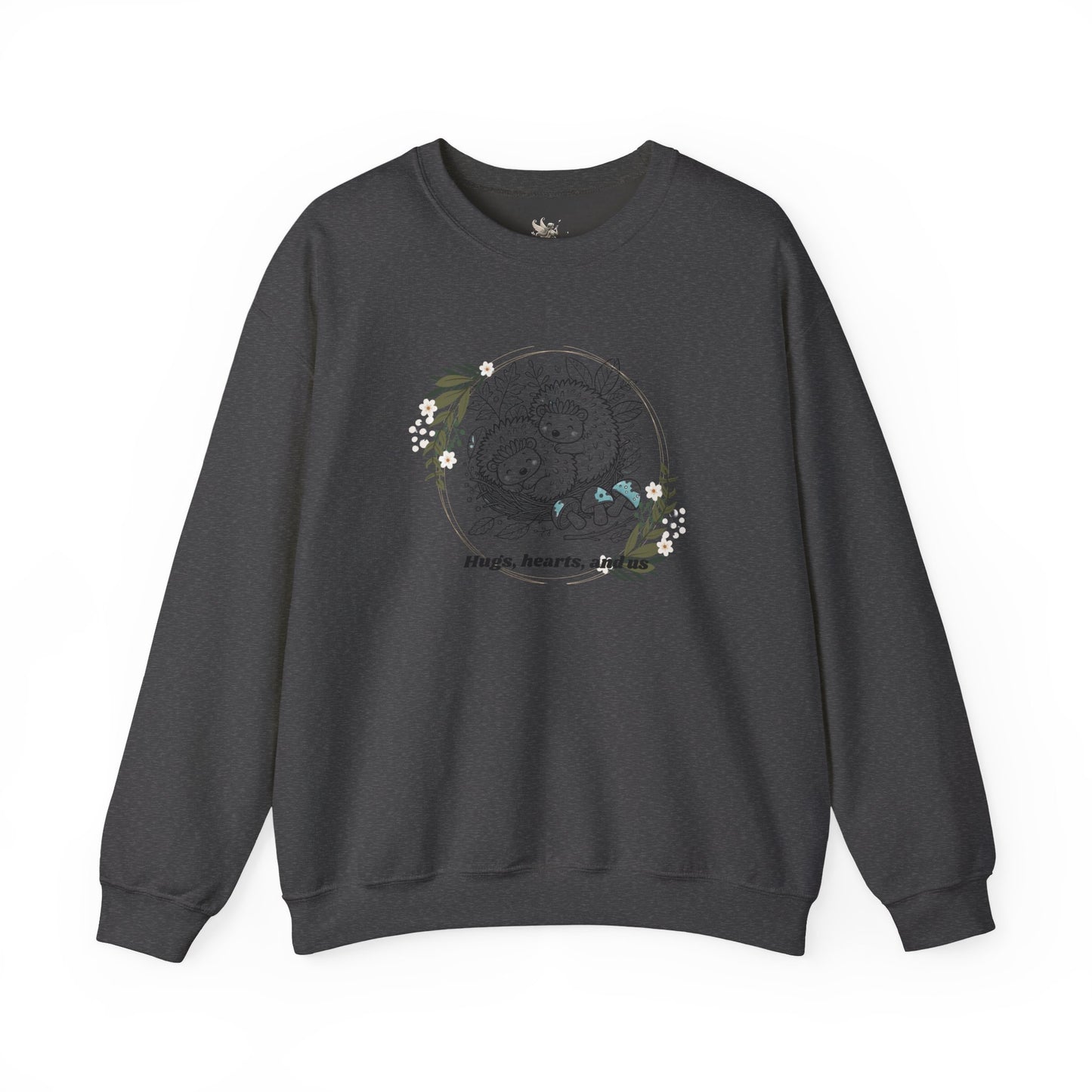 Hedgehog Sweatshirt - Valentine's Day Love Illustration