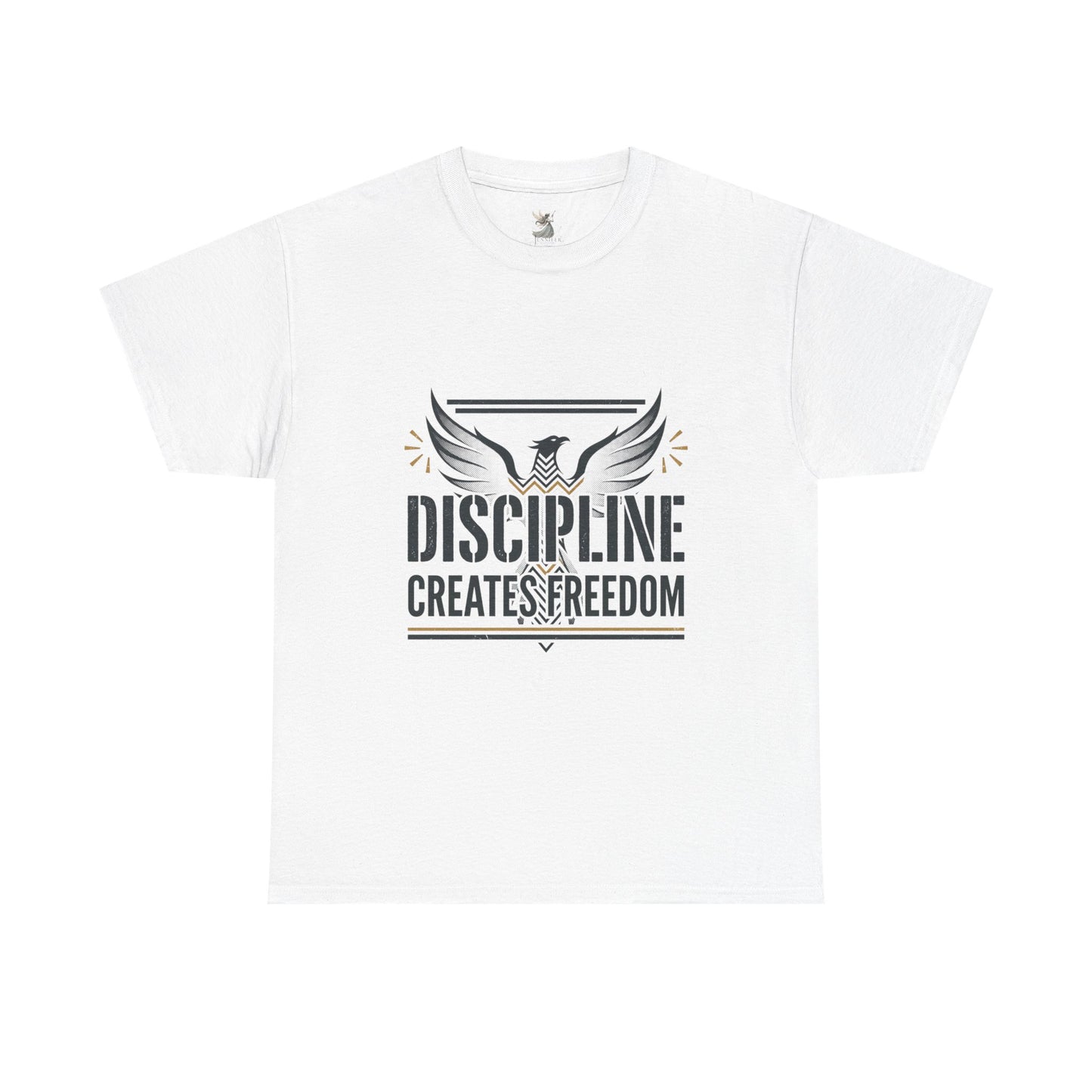 Discipline Creates Freedom T-Shirt — Motivational Eagle Fitness Tee