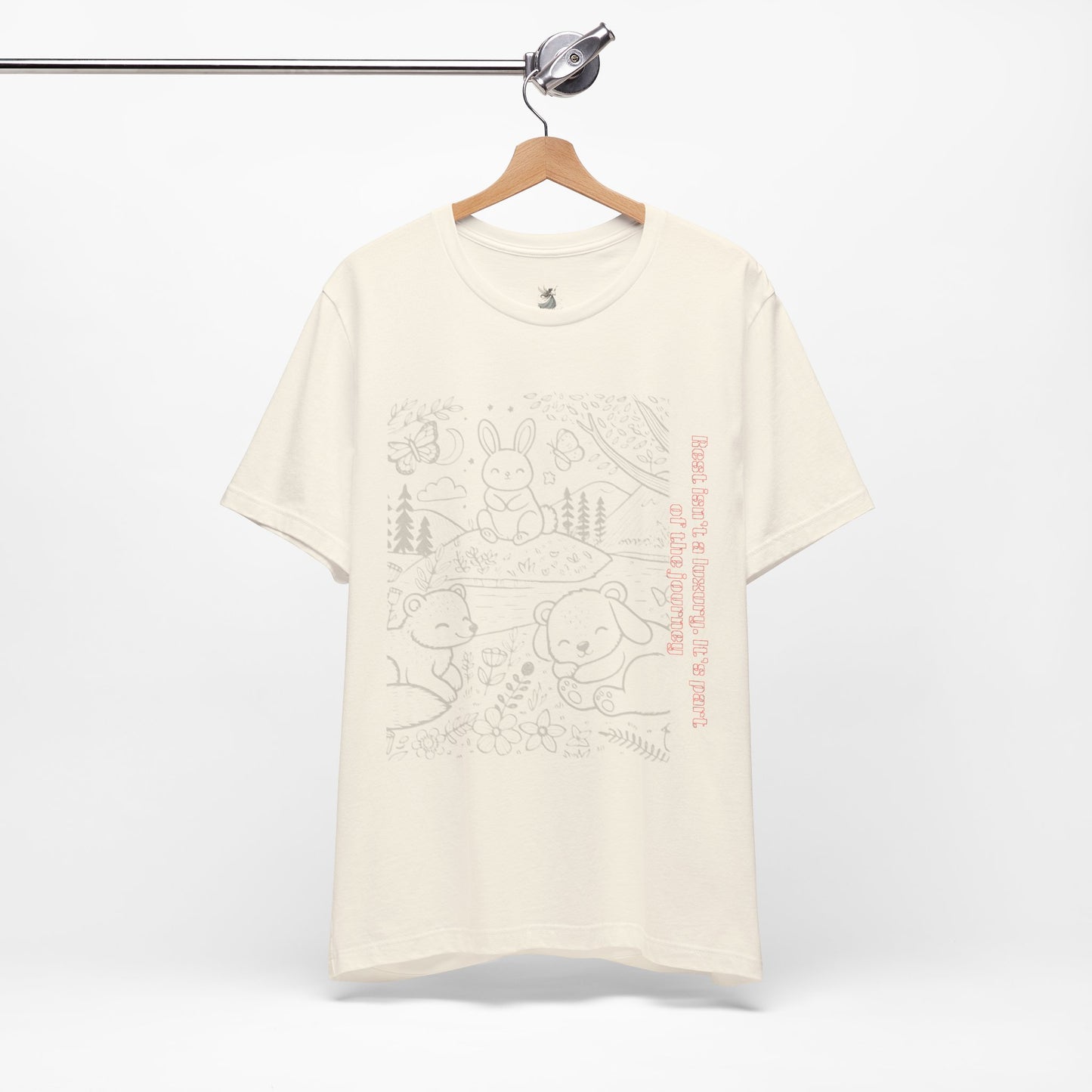 Cute Animal Design Unisex Jersey Tee, Gift for Animal Lovers, Nature Lover Shirt, Spring Fashion Tee, Kids & Adults T-Shirt