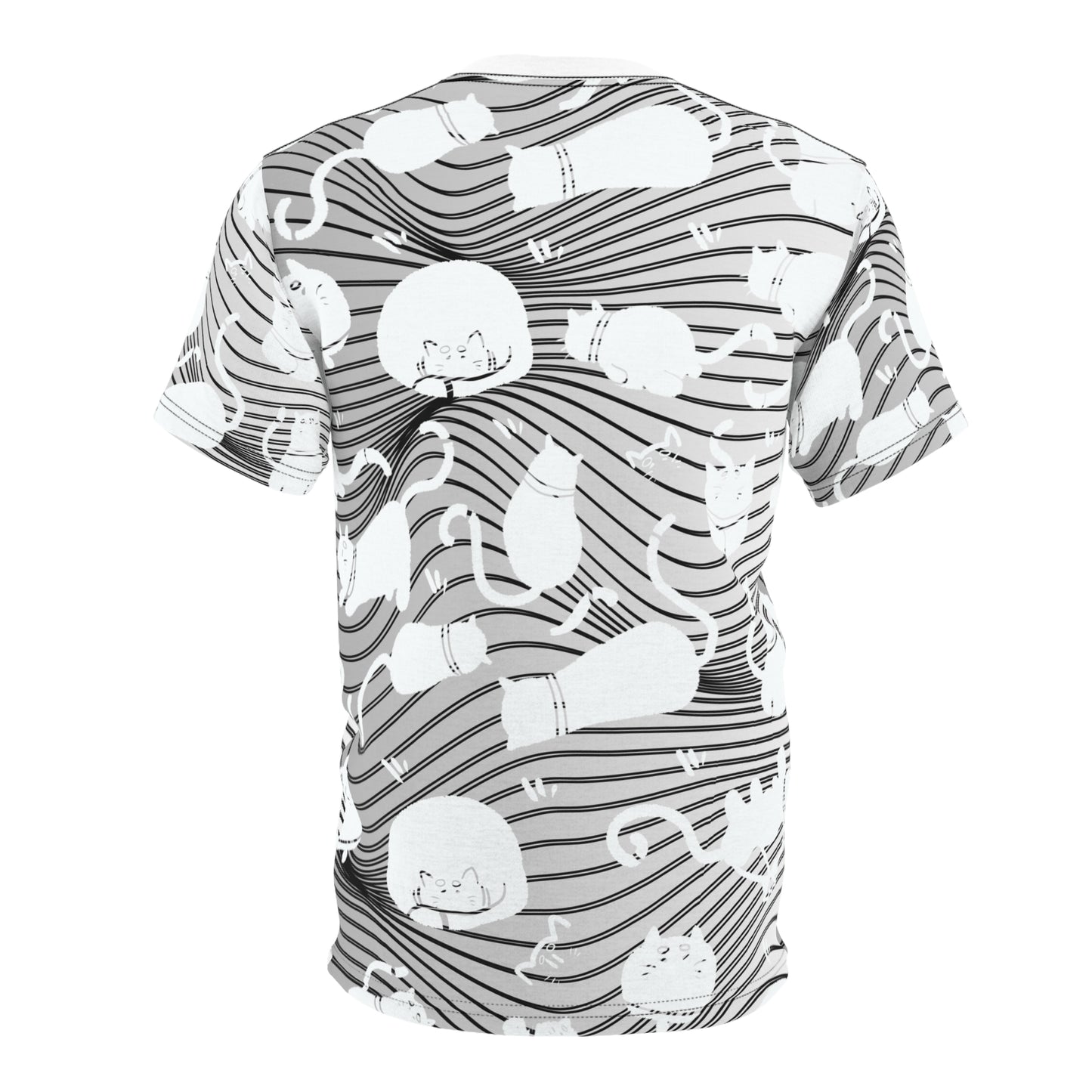 Cat-Themed Unisex Tee, AOP Cut & Sew Shirt, Fun Pet Lover Gift, Unique Cat Apparel, Comfortable Everyday Wear, Perfect for Cat Lovers, [...]