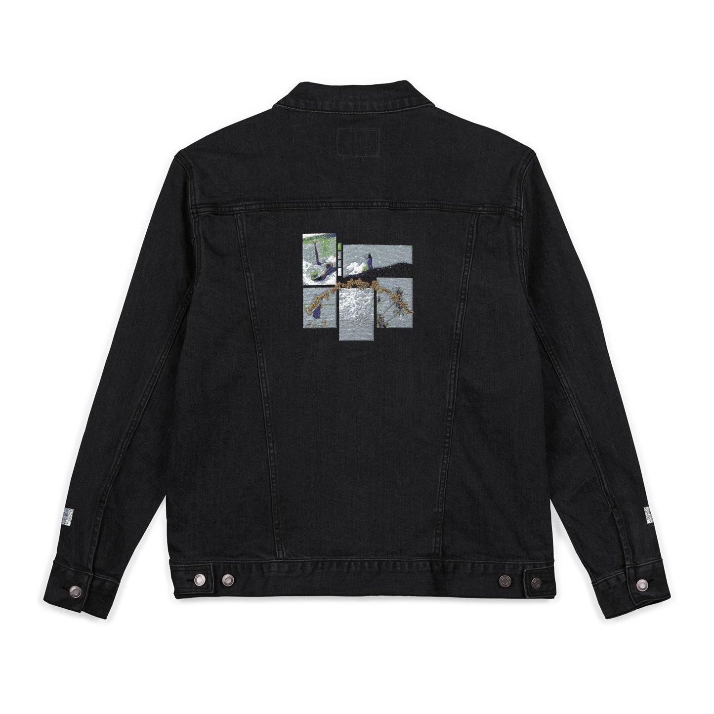 Stylish Unisex Embroidered Denim Jacket, Vintage Jean Jacket, Casual Wear, Spring Fashion, Unique Gifts for Him or Her
