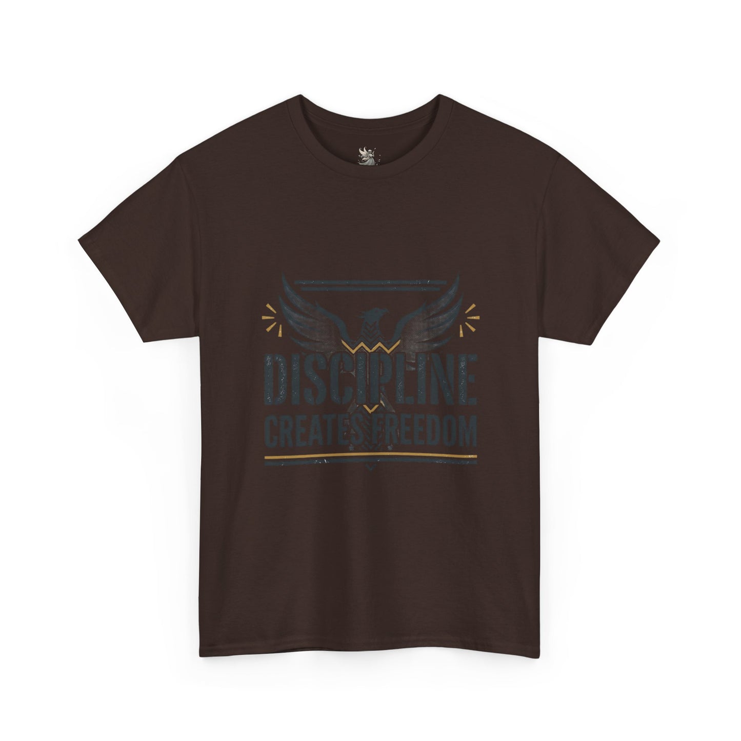 Discipline Creates Freedom T-Shirt — Motivational Eagle Fitness Tee