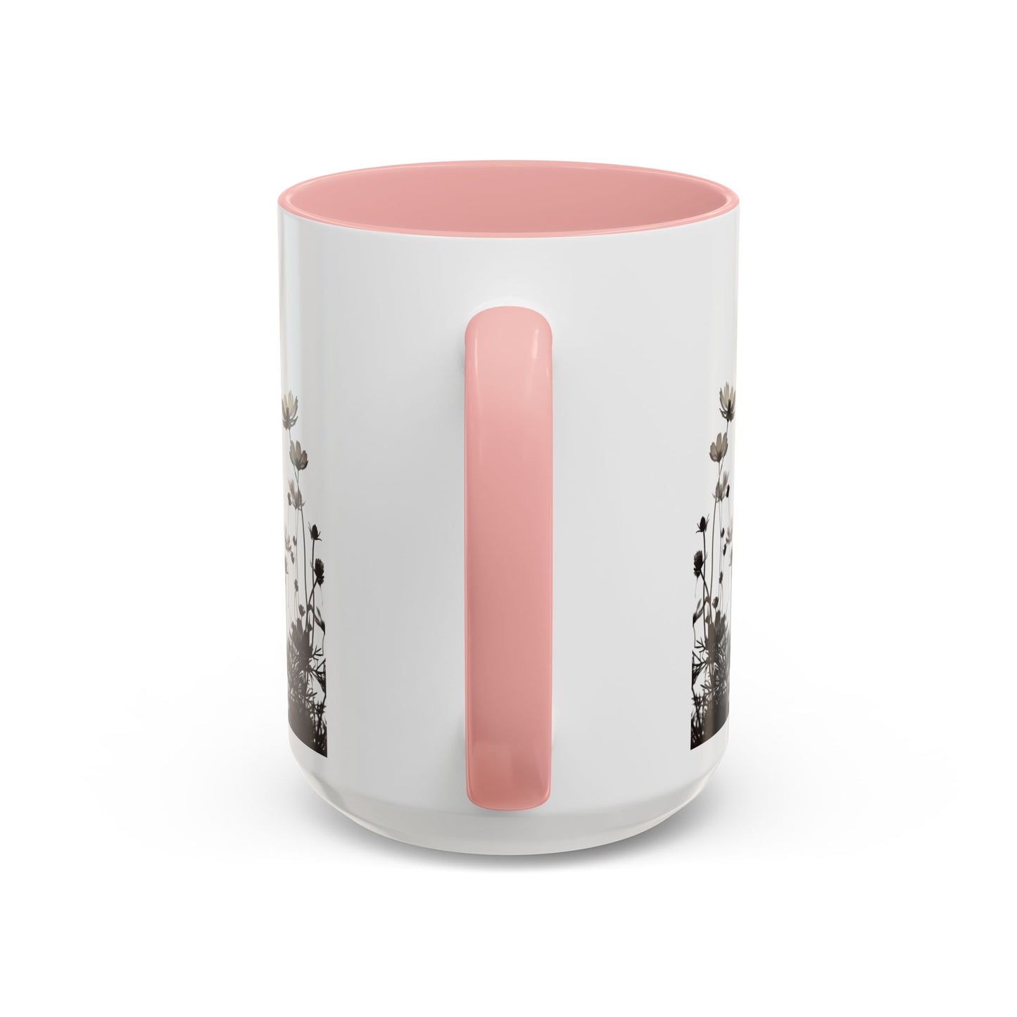 Floral Accent Coffee Mug