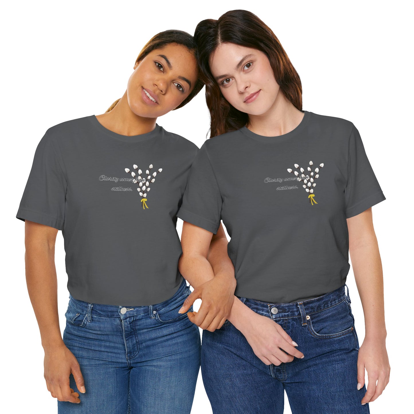 Botanical Quote Tee - Unisex Jersey Short Sleeve T-Shirt, Casual Wear, Gift for Nature Lovers, Spring Outfit, Everyday Style