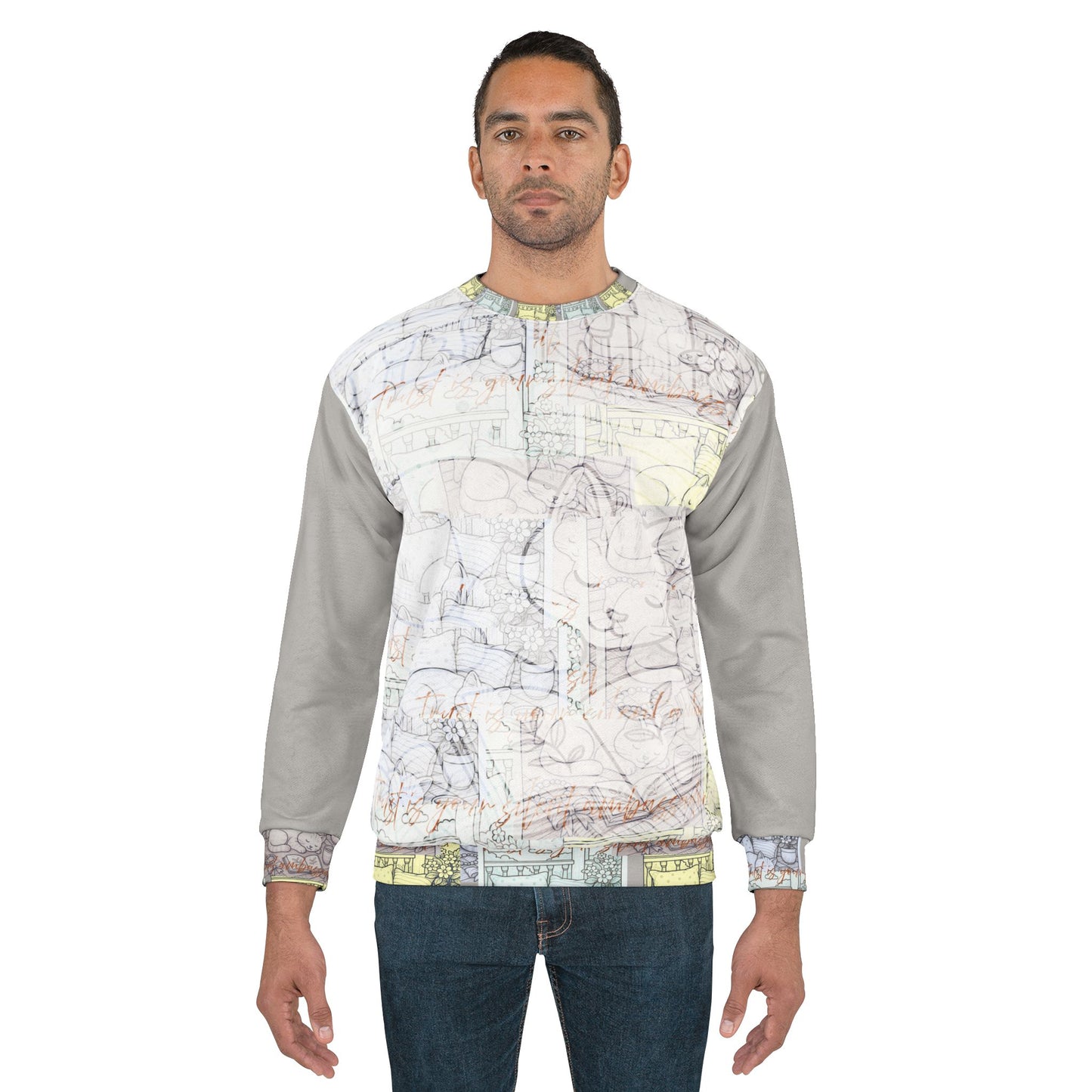 Charming Unisex Sweatshirt with Whimsical Design, Cozy Casual Wear for Everyday, Perfect Gift for Birthdays, Holidays, and Creative [...]