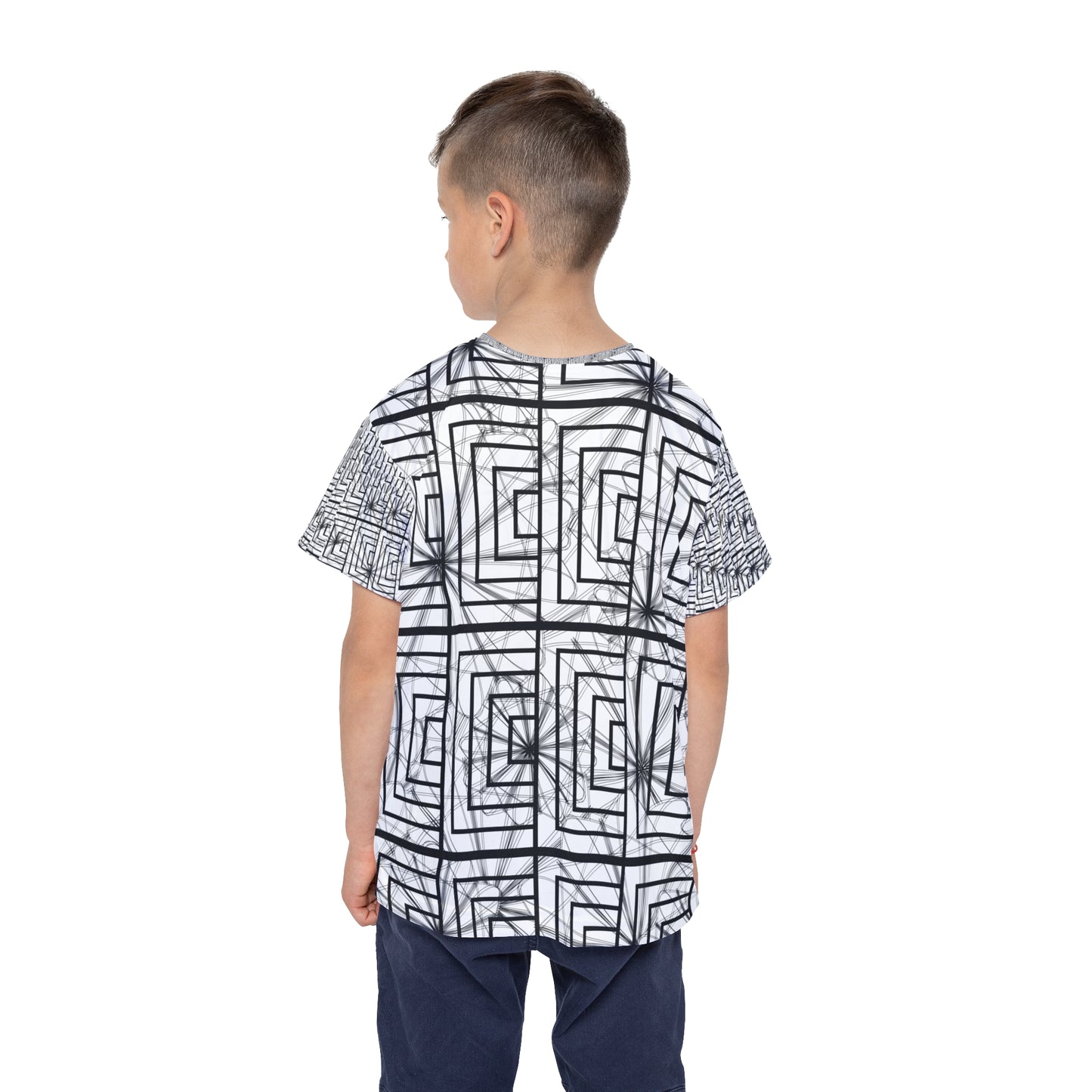Stylish Kids Sports Jersey, Activewear for Young Athletes, Youth Sports Gear, Trendy Kids T-Shirt, Perfect for Birthdays and Sports Events