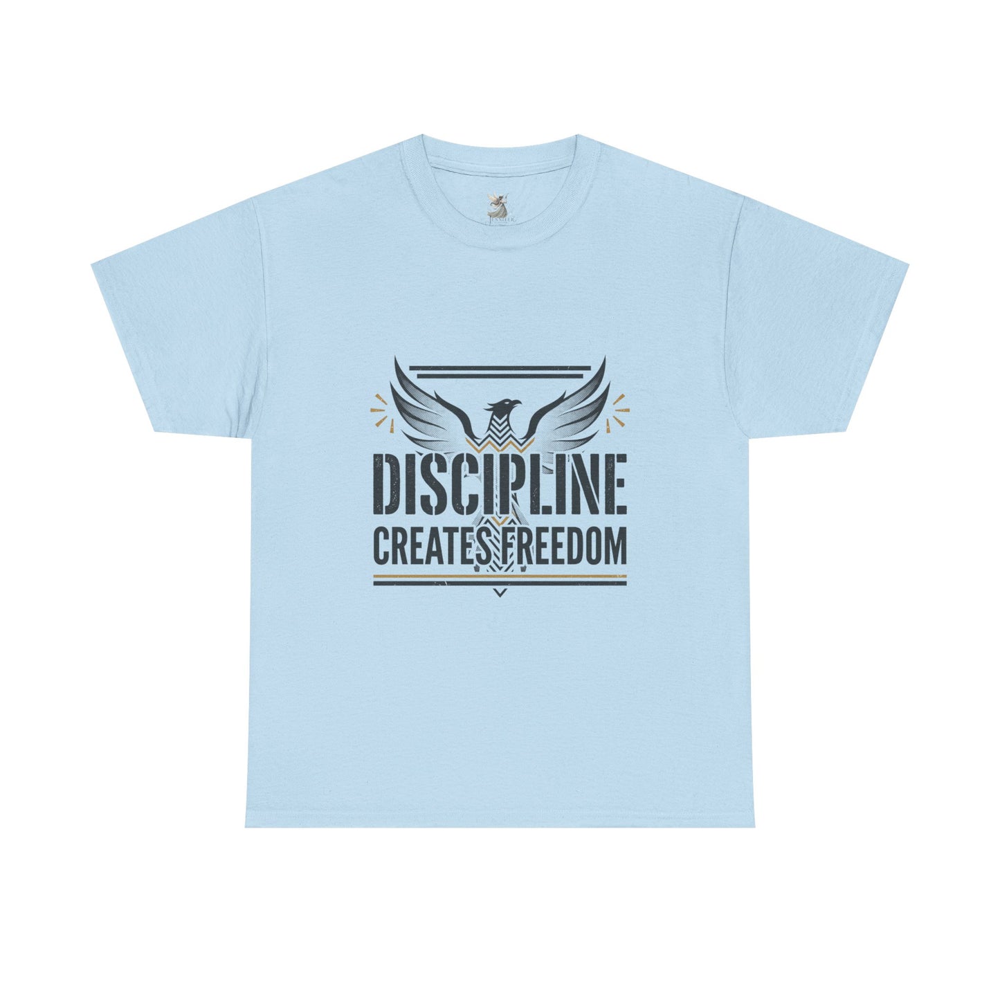 Discipline Creates Freedom T-Shirt — Motivational Eagle Fitness Tee