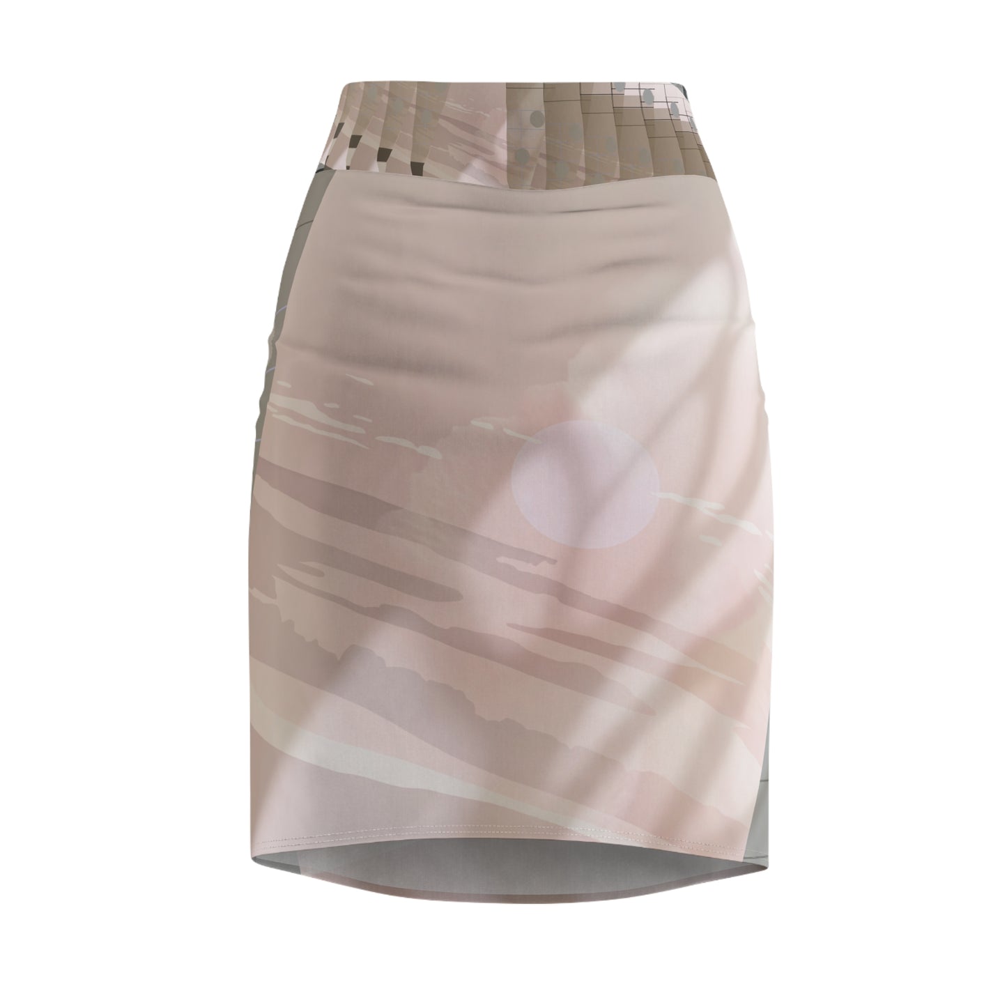 Chic Women's Pencil Skirt - Stylish AOP Design, Office Wear, Casual Outing, Evening Events, Fashion Statement