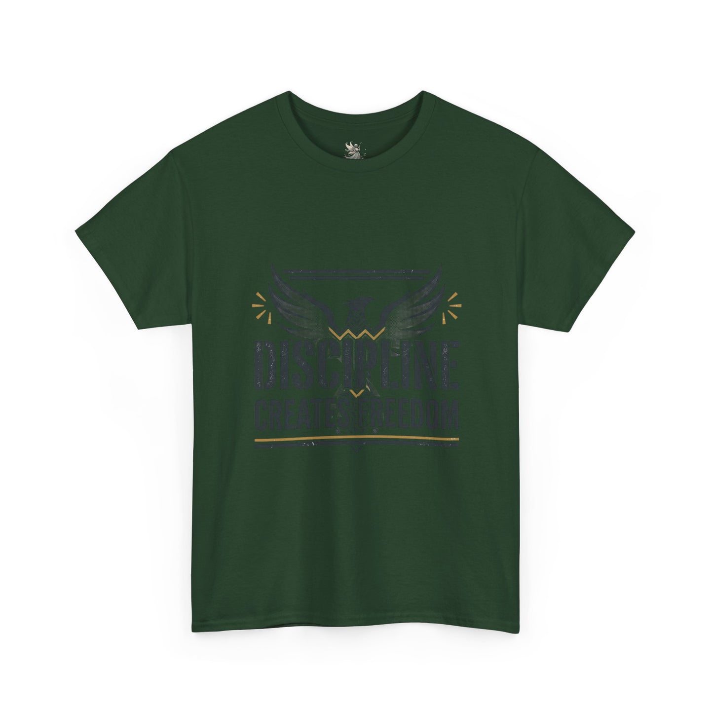 Discipline Creates Freedom T-Shirt — Motivational Eagle Fitness Tee