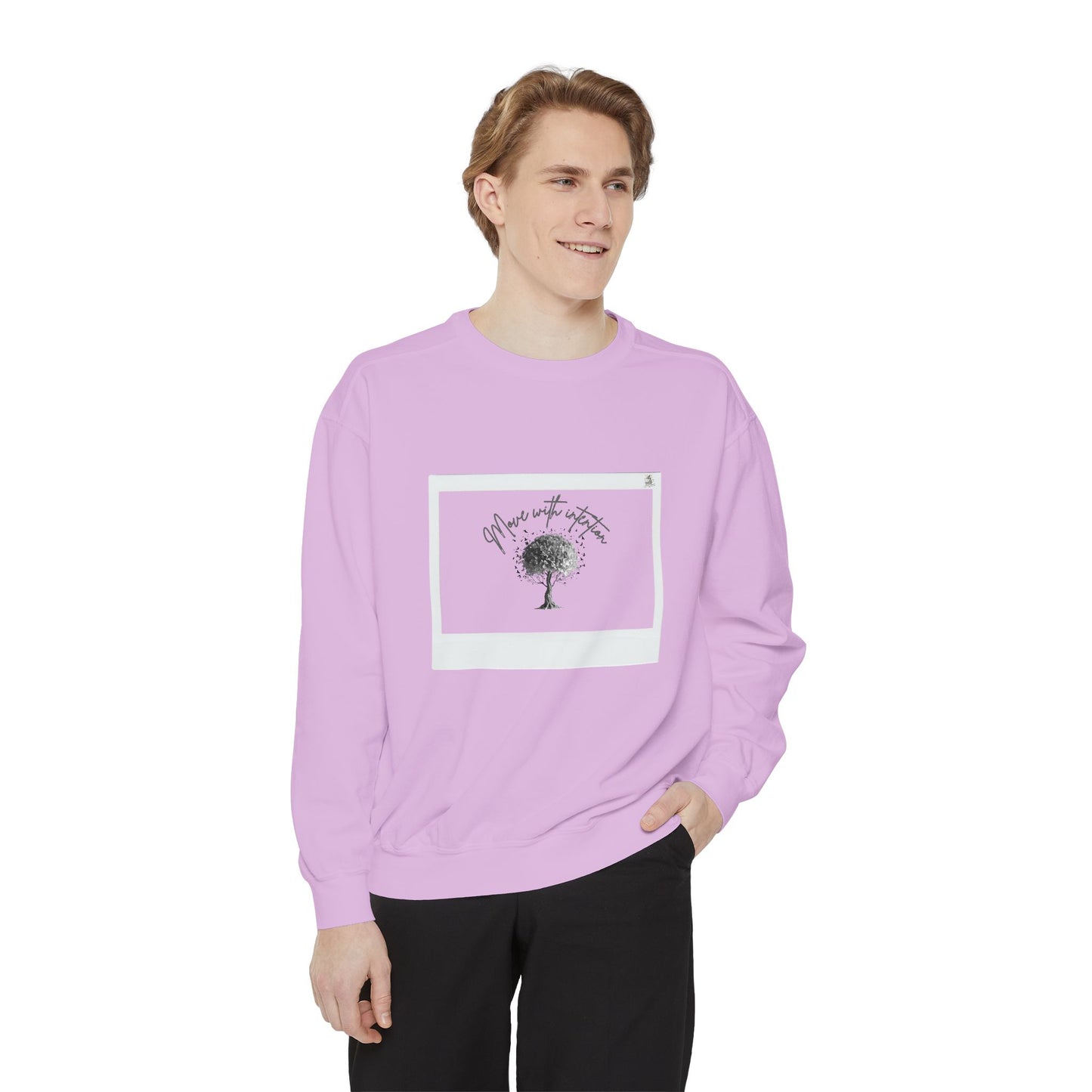 Cozy Garment-Dyed Sweatshirt, Inspirational Sweatshirt, Unisex Hoodie, Gift for Nature Lovers, Casual Everyday Wear, Motivational Apparel