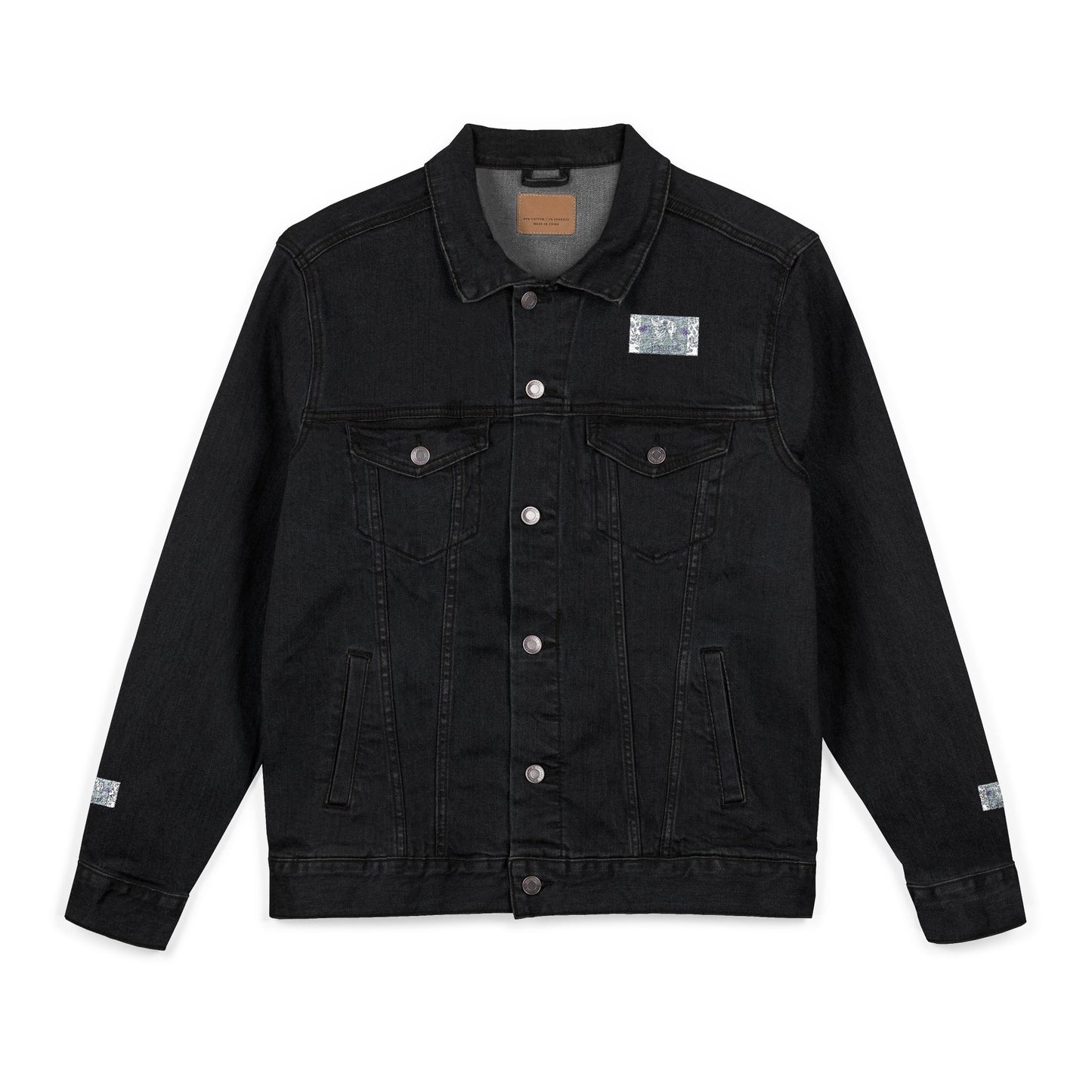 Stylish Unisex Embroidered Denim Jacket, Vintage Jean Jacket, Casual Wear, Spring Fashion, Unique Gifts for Him or Her