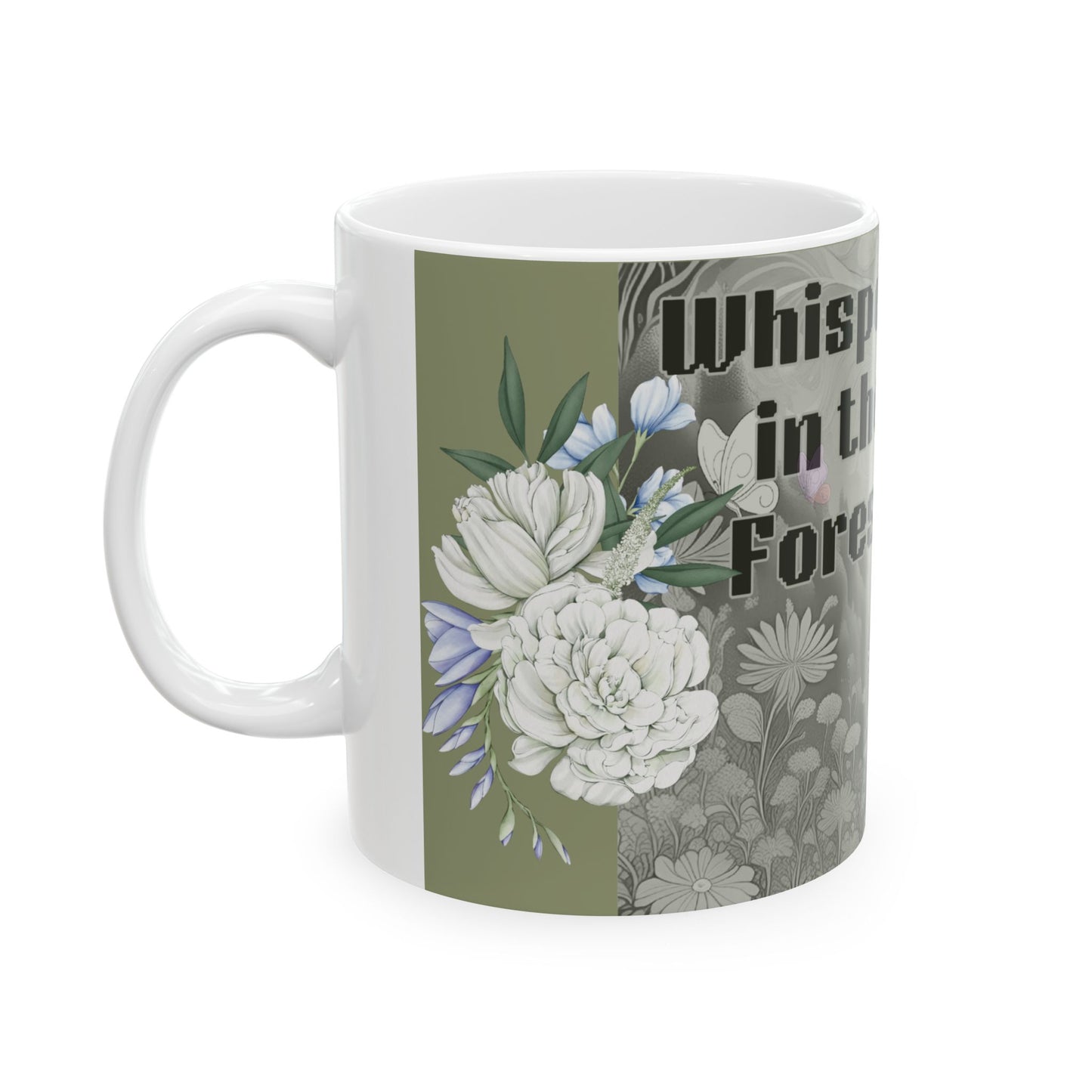 Whispers in the Forest Ceramic Mug - Enchanted Fairy Design, Cozy Gift for Nature Lovers, Perfect for Tea & Coffee, Eco-Friendly Home [...]