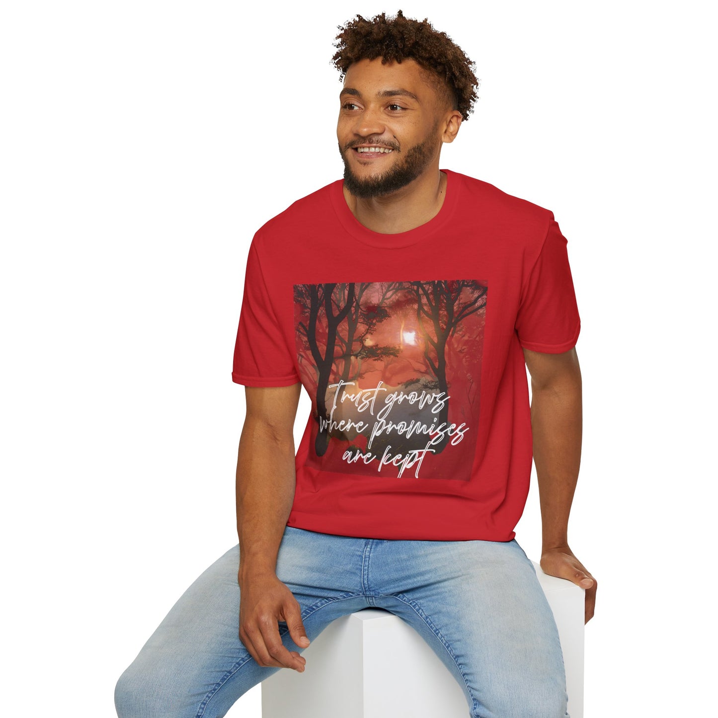 Inspirational Landscape T-Shirt - Nature Lovers Gift, Motivational Quote Tee, Outdoor Adventure Wear, Unisex Graphic Shirt