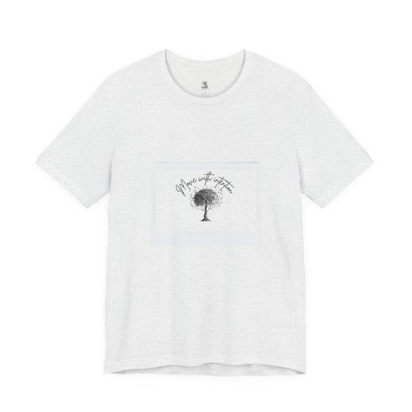 Minimalist Nature-Inspired Unisex Tee, Botanical Graphic Tee, Casual T-Shirt, Gift for Nature Lovers, Spring & Summer Wear