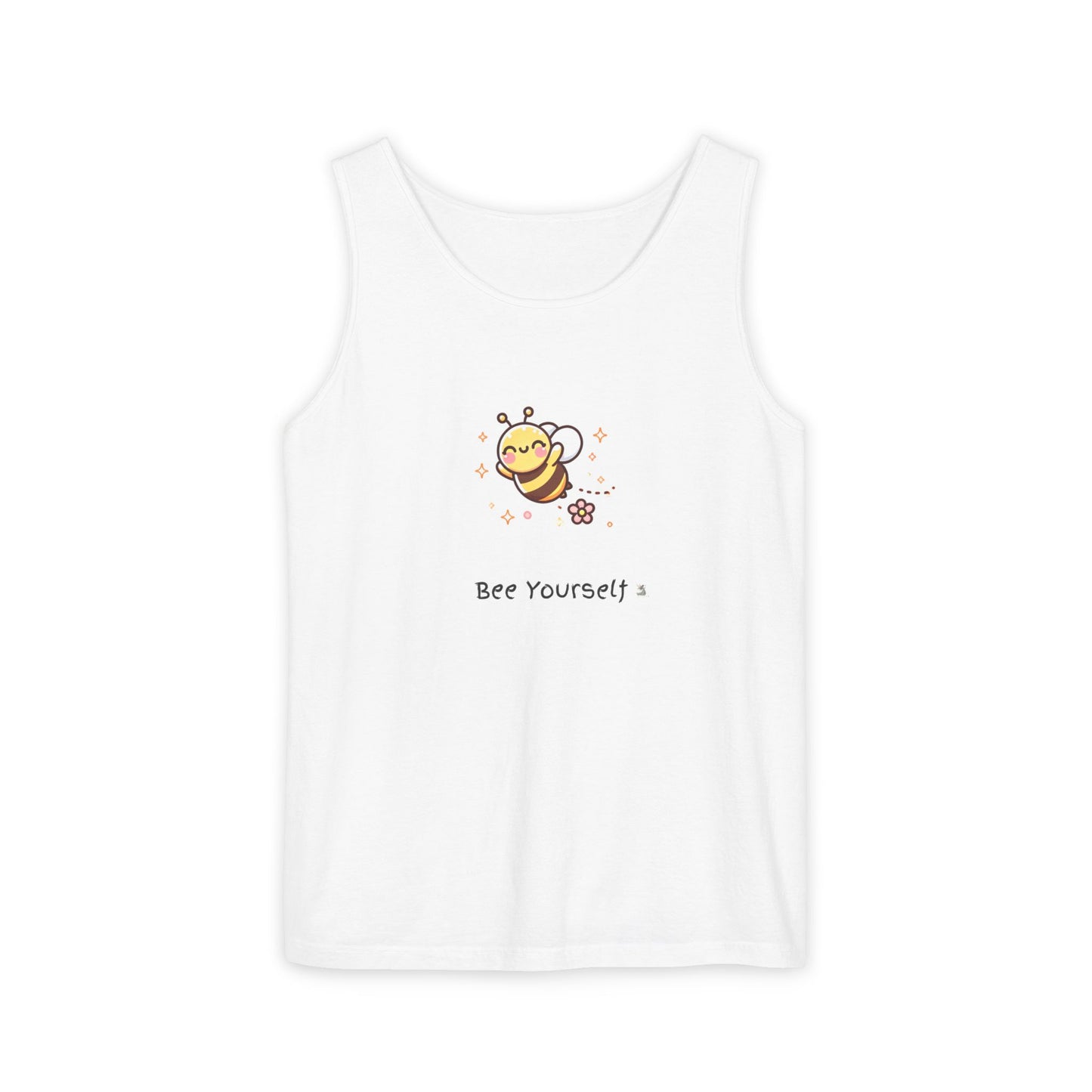 Bee Yourself Tank Top, Cute Bee Apparel, Summer Fashion, Unisex Summer Top, Gift for Nature Lovers, Bee Enthusiast Tank