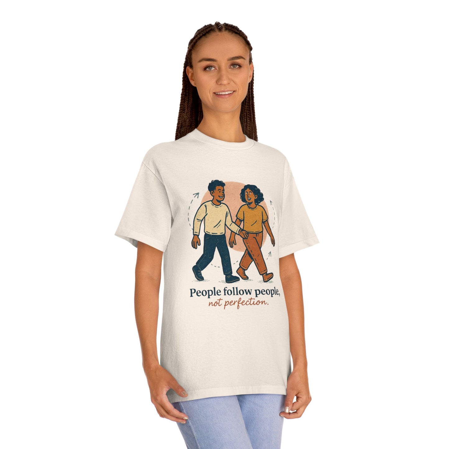 Inspirational Unisex Classic Tee - People Follow People, Not Perfection, Motivational Shirt, Gift for Friends, Encouragement Tee, [...]