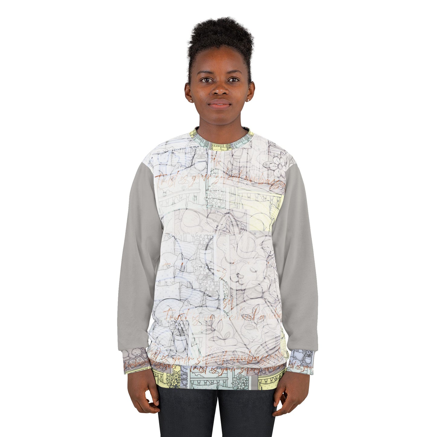 Charming Unisex Sweatshirt with Whimsical Design, Cozy Casual Wear for Everyday, Perfect Gift for Birthdays, Holidays, and Creative [...]