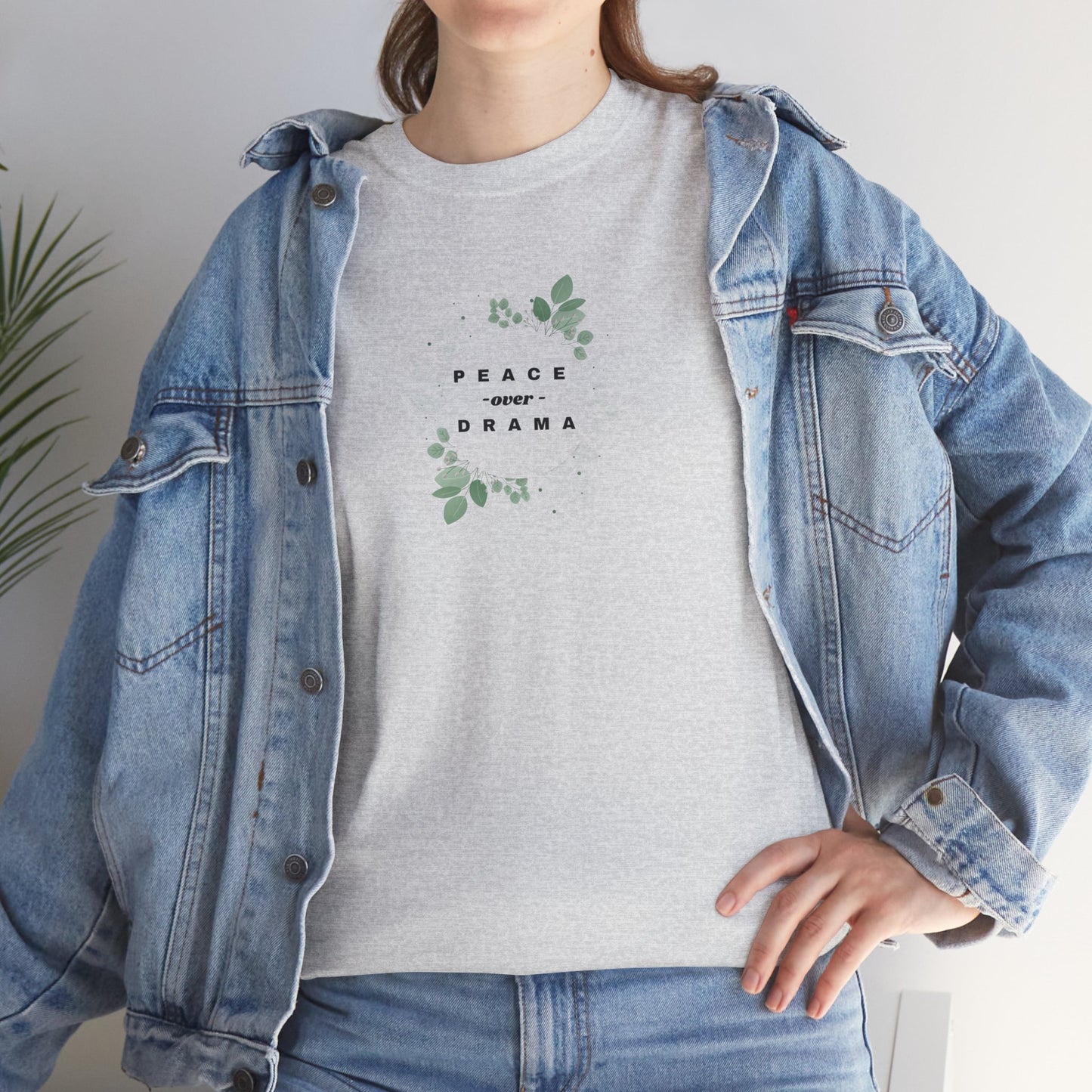 Peace & Karma Unisex Heavy Cotton Tee | Relaxed Fit, Eco-Friendly Apparel, Gift for Him/Her, Casual Wear, Nature Inspired, Mindfulness [...]