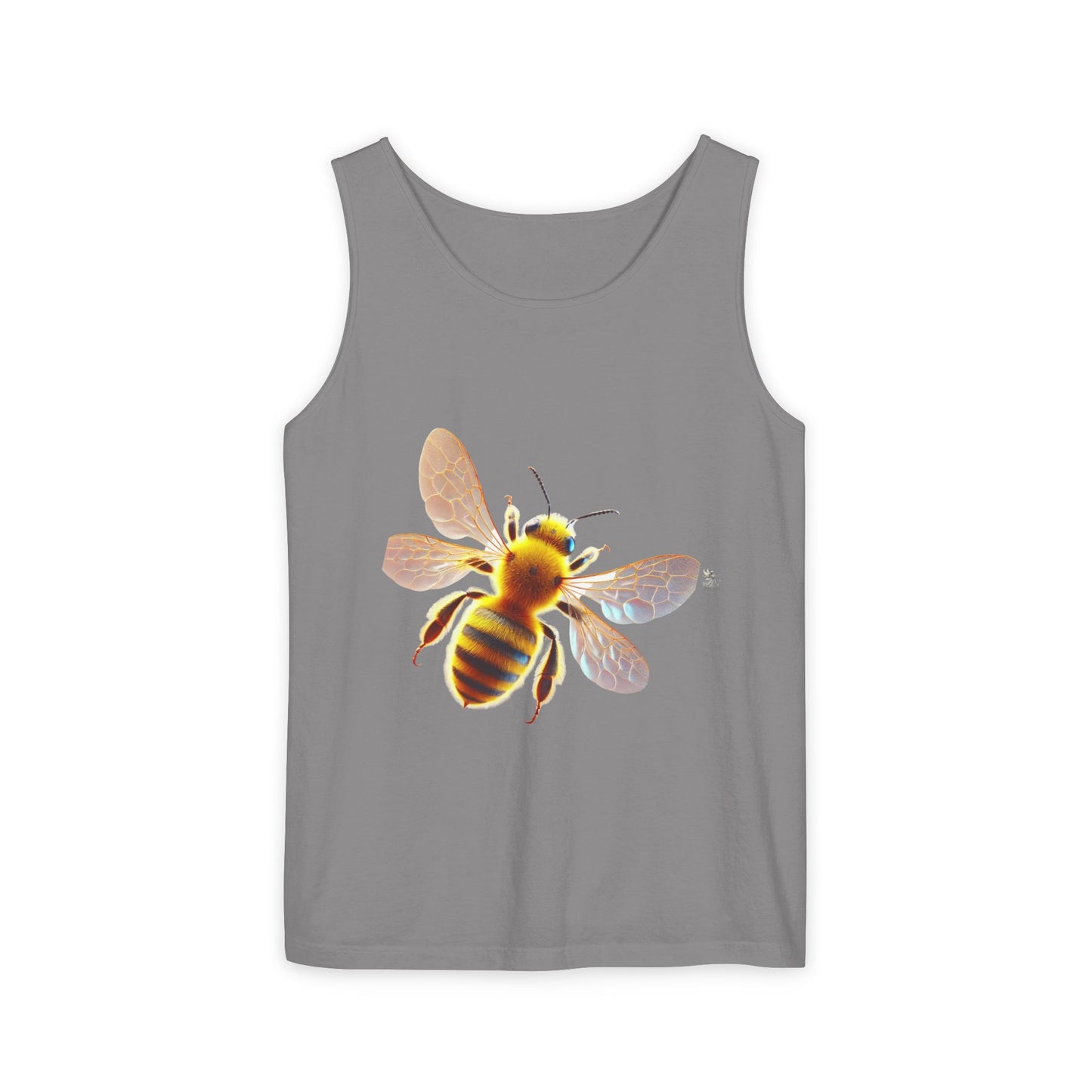 Bee Graphic Unisex Tank Top | Summer Casual Wear, Eco-Friendly Gift, Beach Top, Nature Lover Apparel, Bee Enthusiast Tank