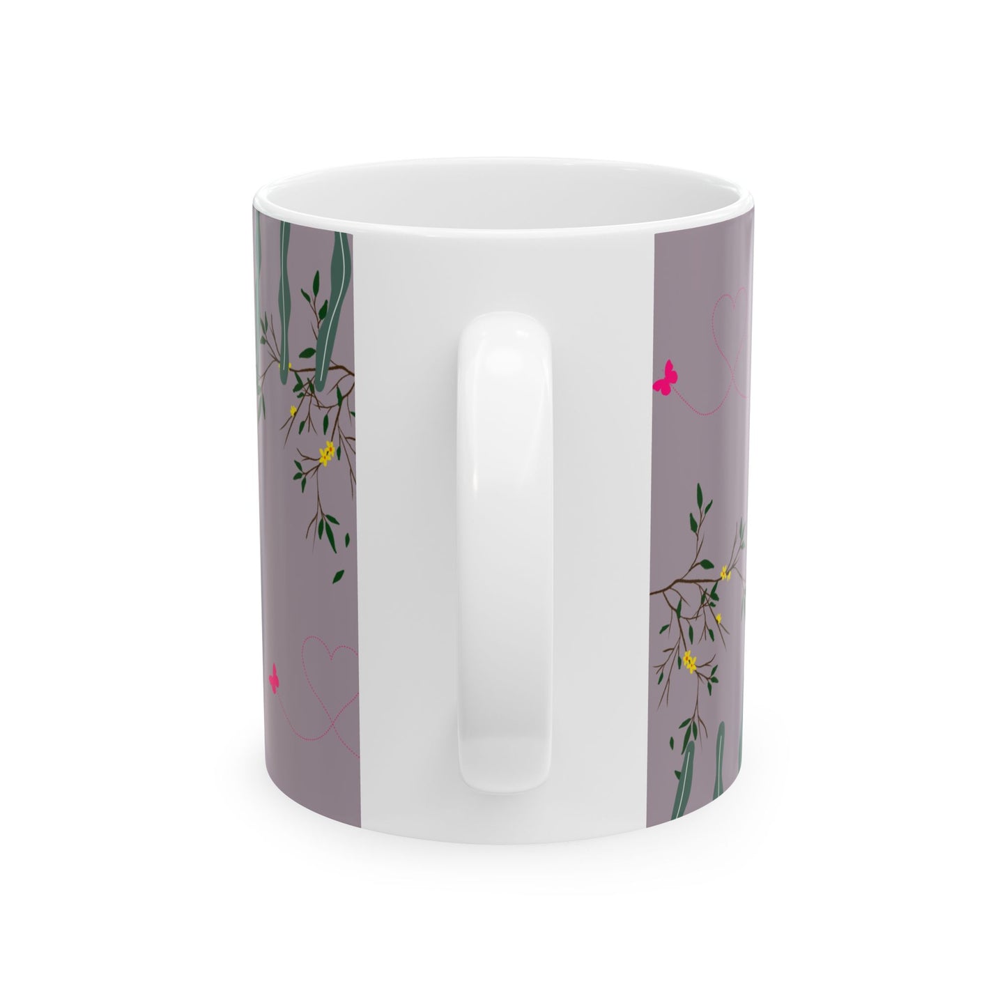 Whimsical Bee-Themed Ceramic Mug - Perfect for Tea Lovers, Gifts for Her, Inspirational Coffee Cup, Nature Lovers' Gift, Floral Drinkware