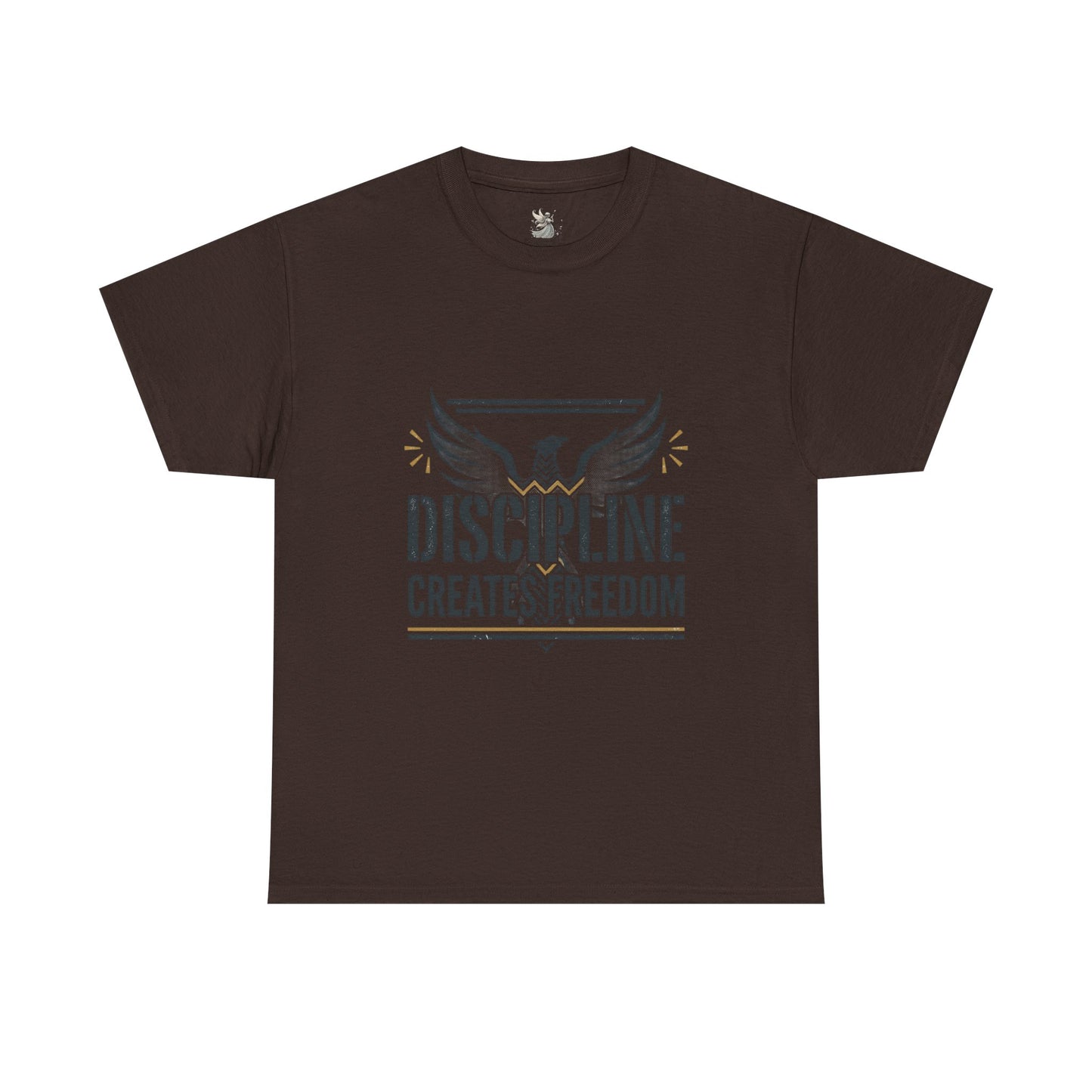 Discipline Creates Freedom T-Shirt — Motivational Eagle Fitness Tee