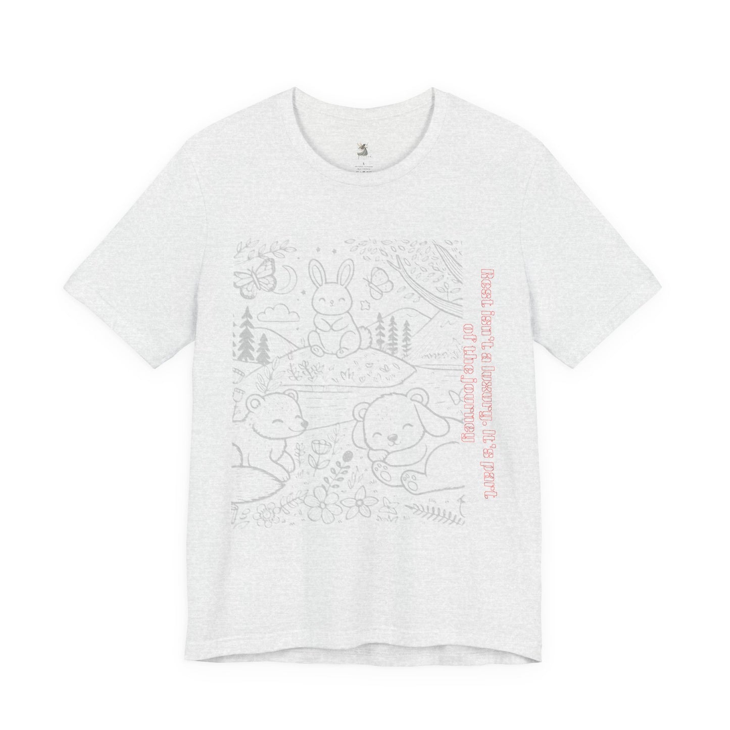 Cute Animal Design Unisex Jersey Tee, Gift for Animal Lovers, Nature Lover Shirt, Spring Fashion Tee, Kids & Adults T-Shirt