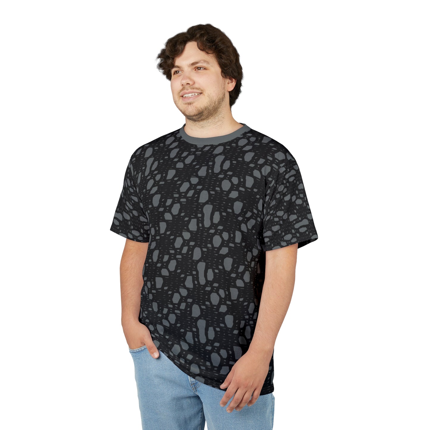 Stylish Unisex Cut & Sew Tee, Trendy Casual Wear, Unique Graphic Shirt, Perfect Gift for Any Occasion, Artful Fashion Statement