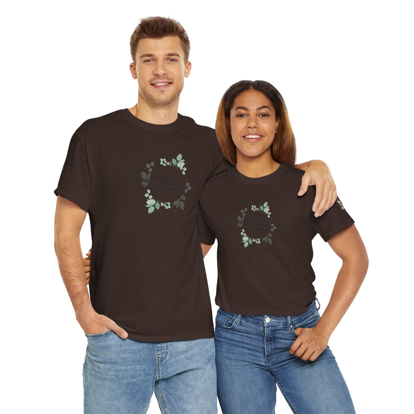 Peace & Karma Unisex Heavy Cotton Tee | Relaxed Fit, Eco-Friendly Apparel, Gift for Him/Her, Casual Wear, Nature Inspired, Mindfulness [...]