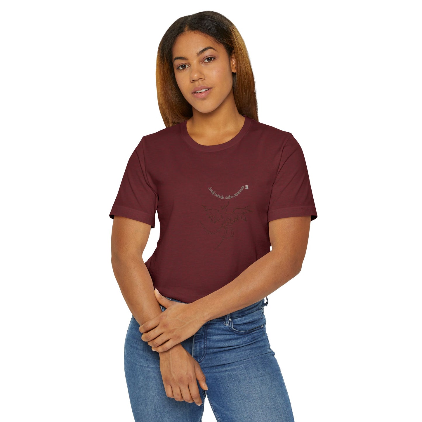 Floral Graphic Tee, Casual Wear, Summer Outfit, Gift for Her, Unique T-shirt, Everyday Style, Nature Lover Apparel