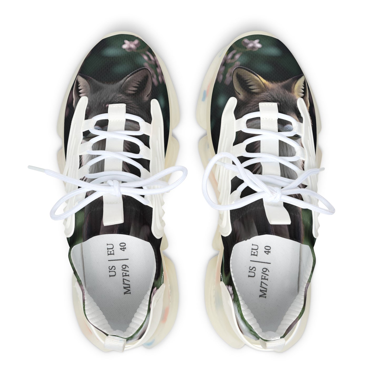 Floral Women's Sneakers, Stylish Casual Shoes, Trendy Athletic Footwear, Unique Gift for Her, Spring Fashion Footwear