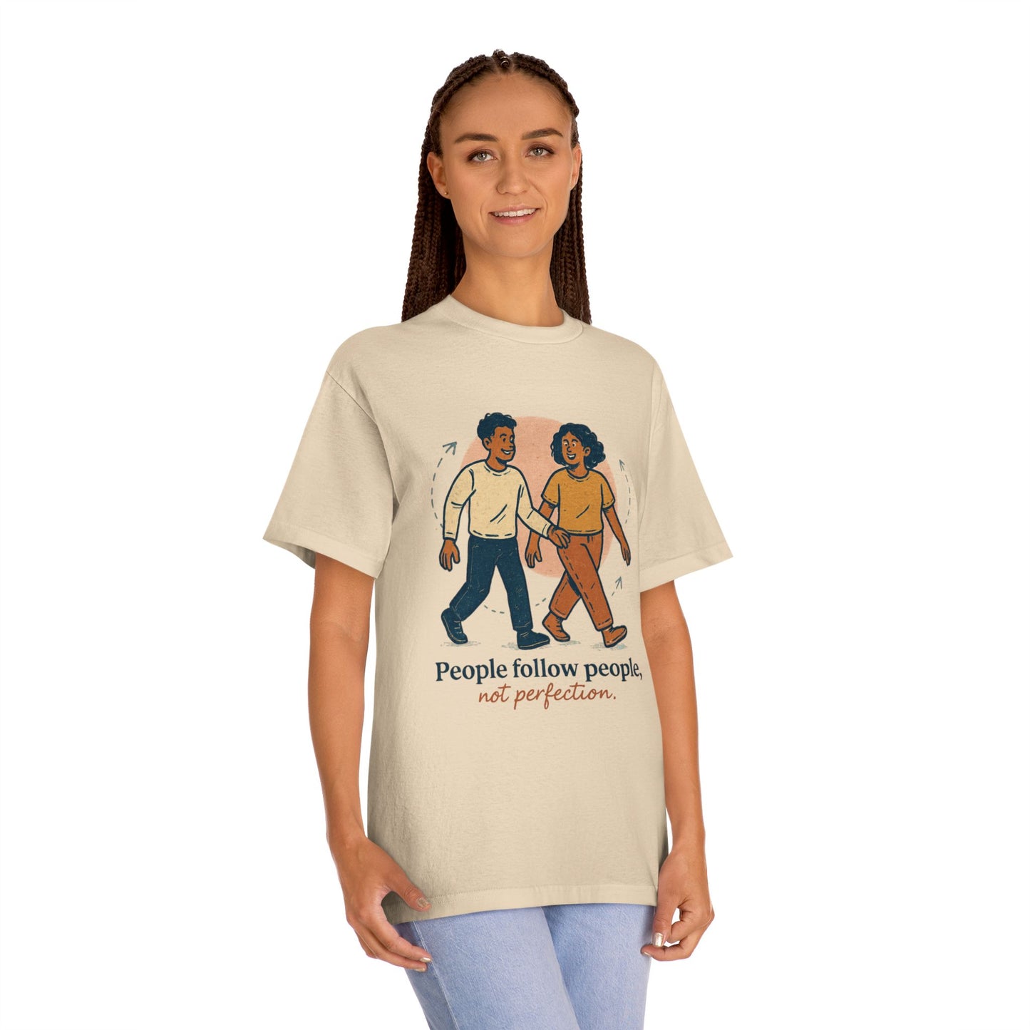 Inspirational Unisex Classic Tee - People Follow People, Not Perfection, Motivational Shirt, Gift for Friends, Encouragement Tee, [...]