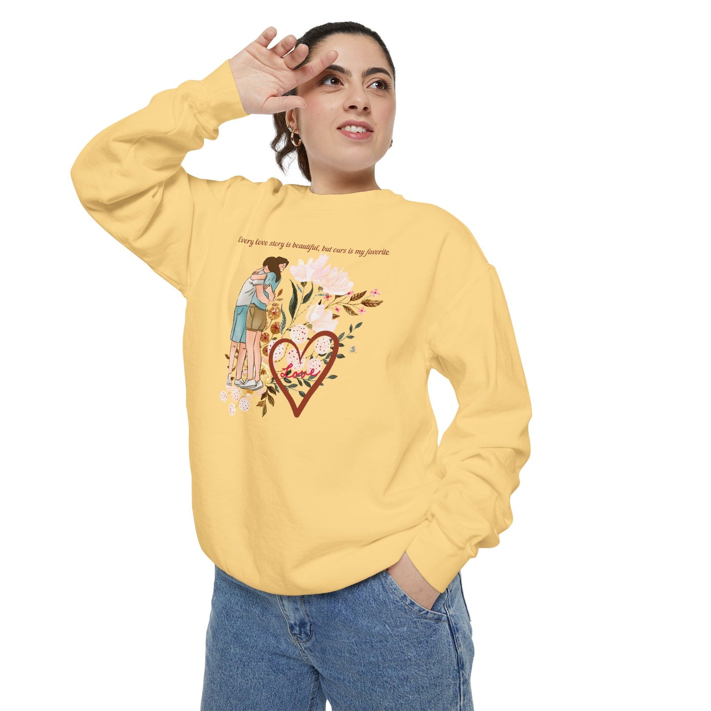 Garment-Dyed Sweatshirt - Canva Design