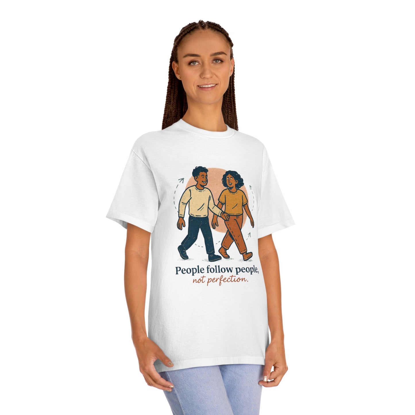 Inspirational Unisex Classic Tee - People Follow People, Not Perfection, Motivational Shirt, Gift for Friends, Encouragement Tee, [...]