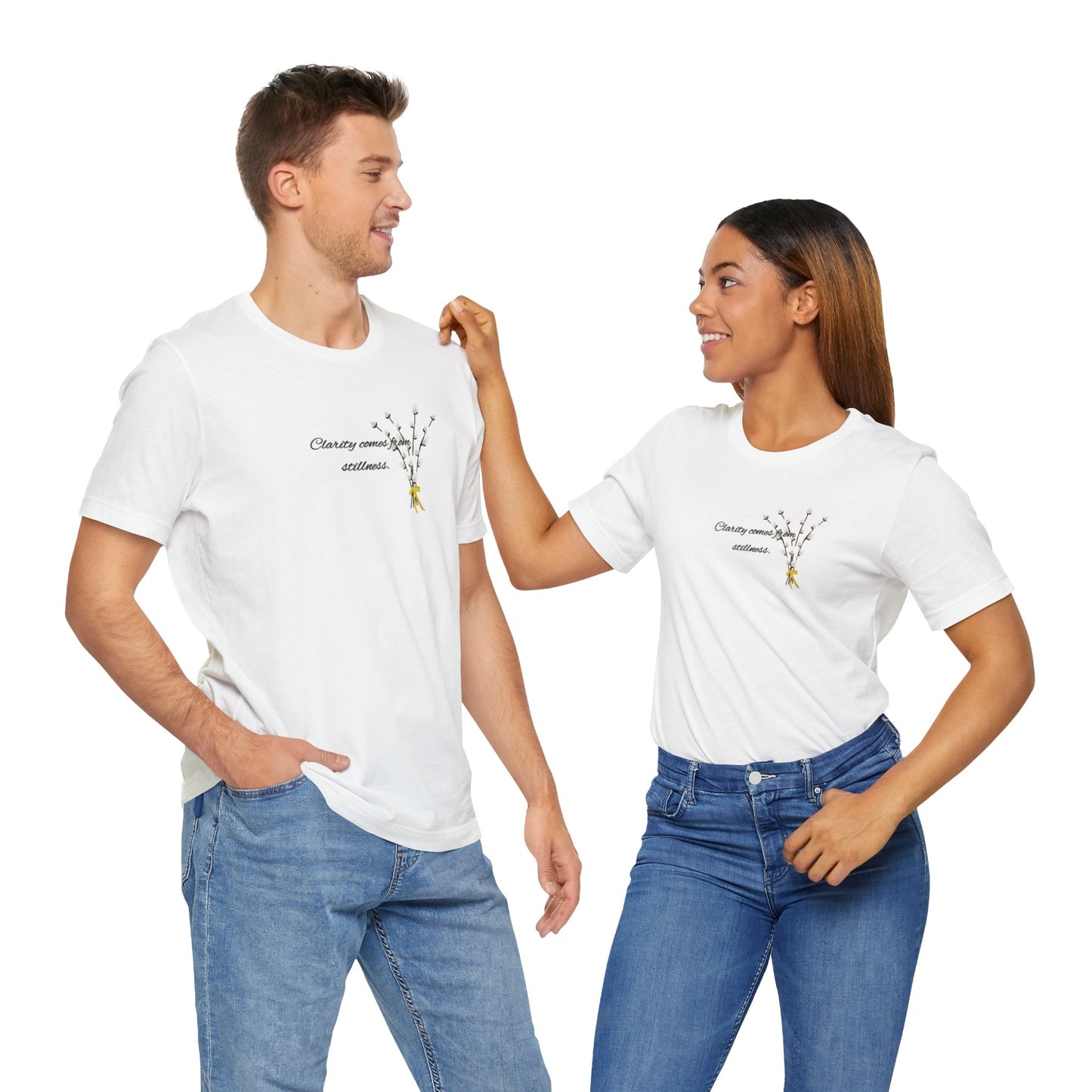 Botanical Quote Tee - Unisex Jersey Short Sleeve T-Shirt, Casual Wear, Gift for Nature Lovers, Spring Outfit, Everyday Style