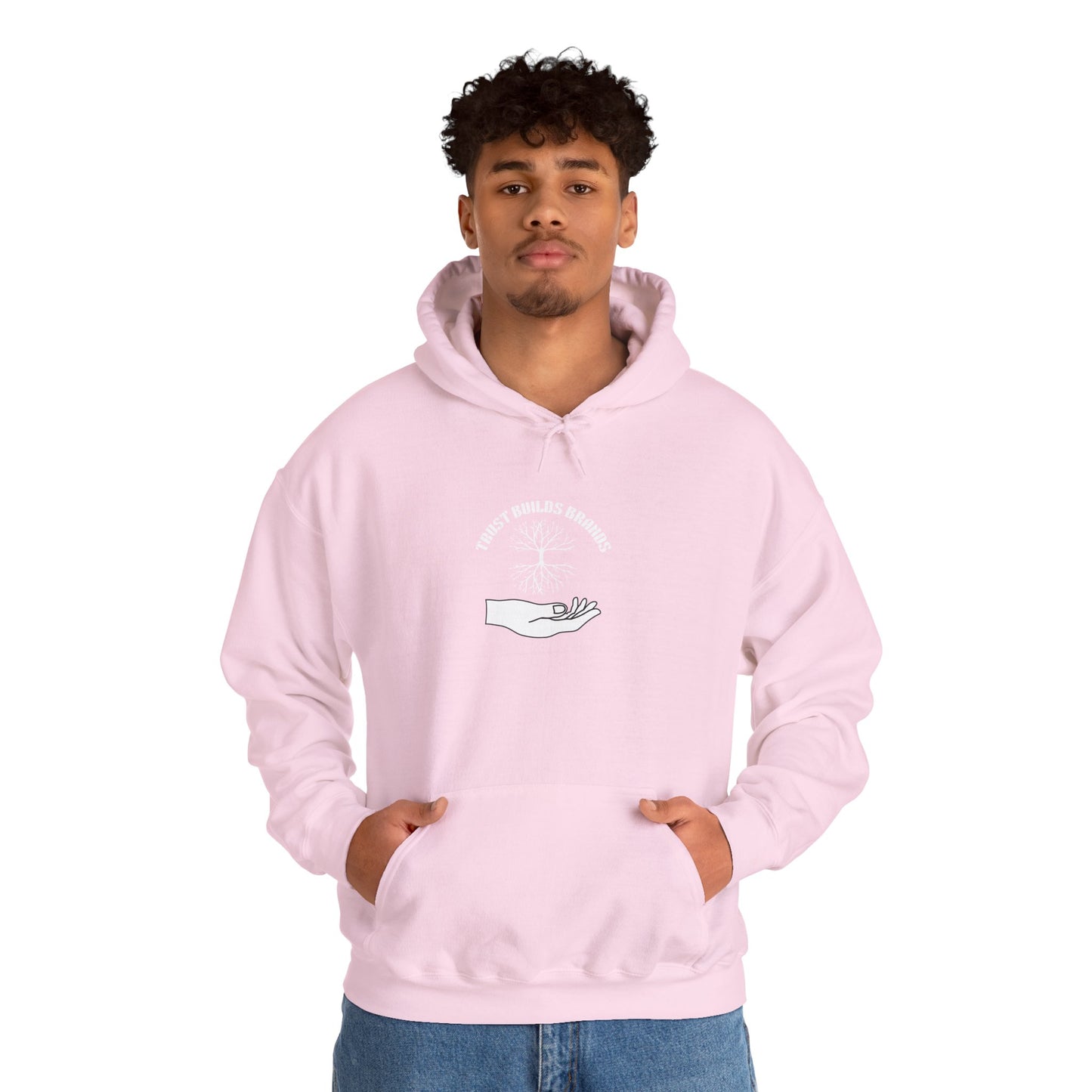 Minimalist Hand Graphic Unisex Hoodie, Cozy Gift for Him/Her, Casual Loungewear, Everyday Wear, Perfect for Birthdays/Chill Days