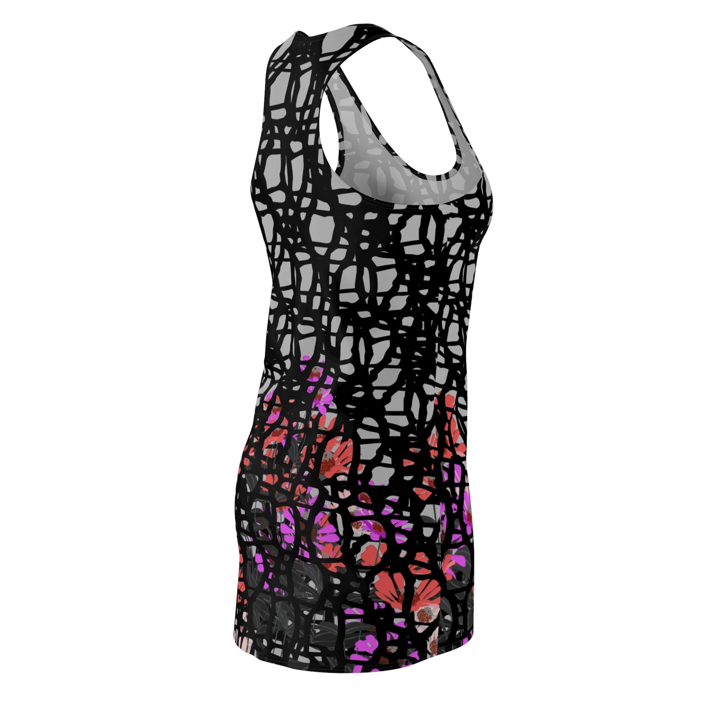 Stylish Women's Racerback Dress, Summer Fashion, Casual Dress, Party Outfit, Festival Wear, Unique Pattern Dress