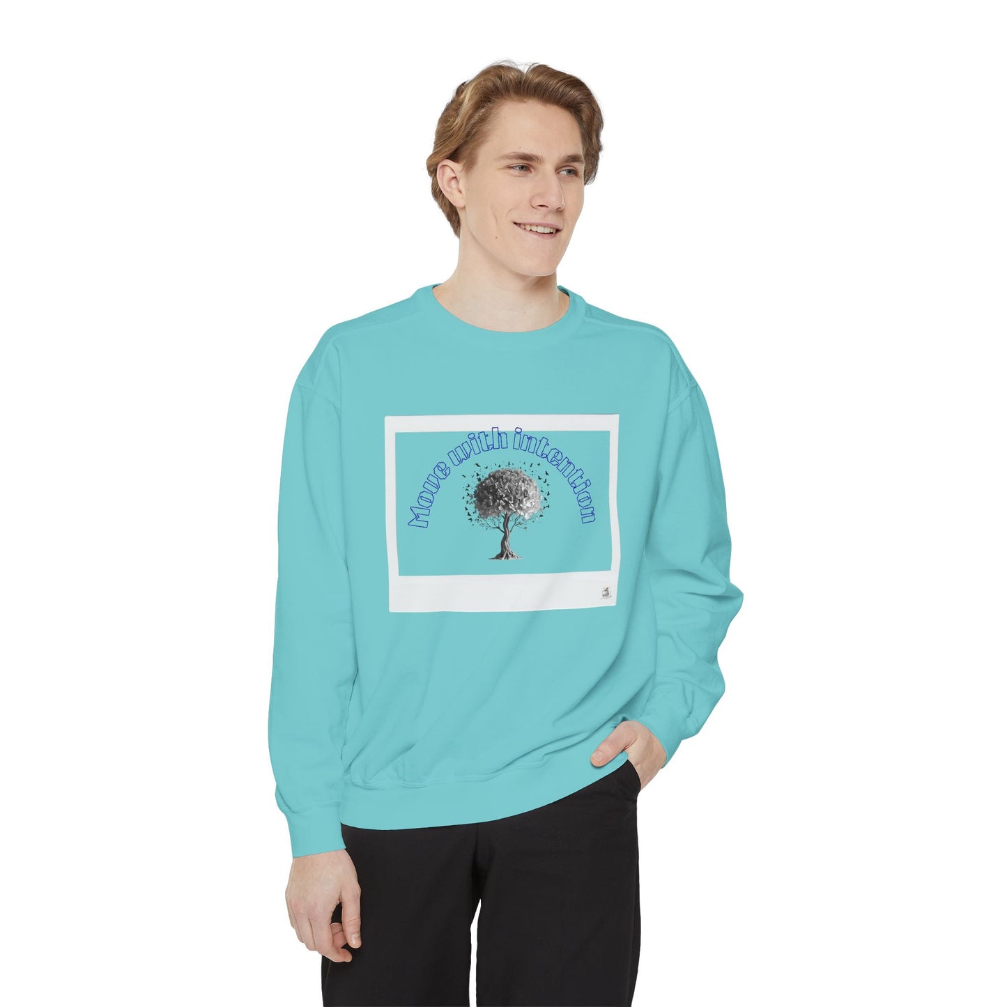 Garment-Dyed Sweatshirt with Inspirational Tree Design, Cozy Sweatshirt for Nature Lovers, Perfect Gift for Any Occasion, Unisex [...]